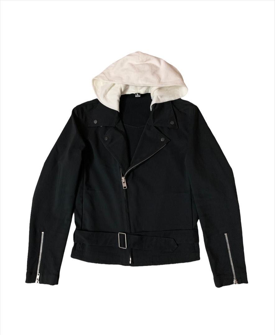 Lad Musician Lad Musician Double Collar Cropped Jacket Removable Hoodie Size US S / EU 44-46 / 1 - 1 Thumbnail
