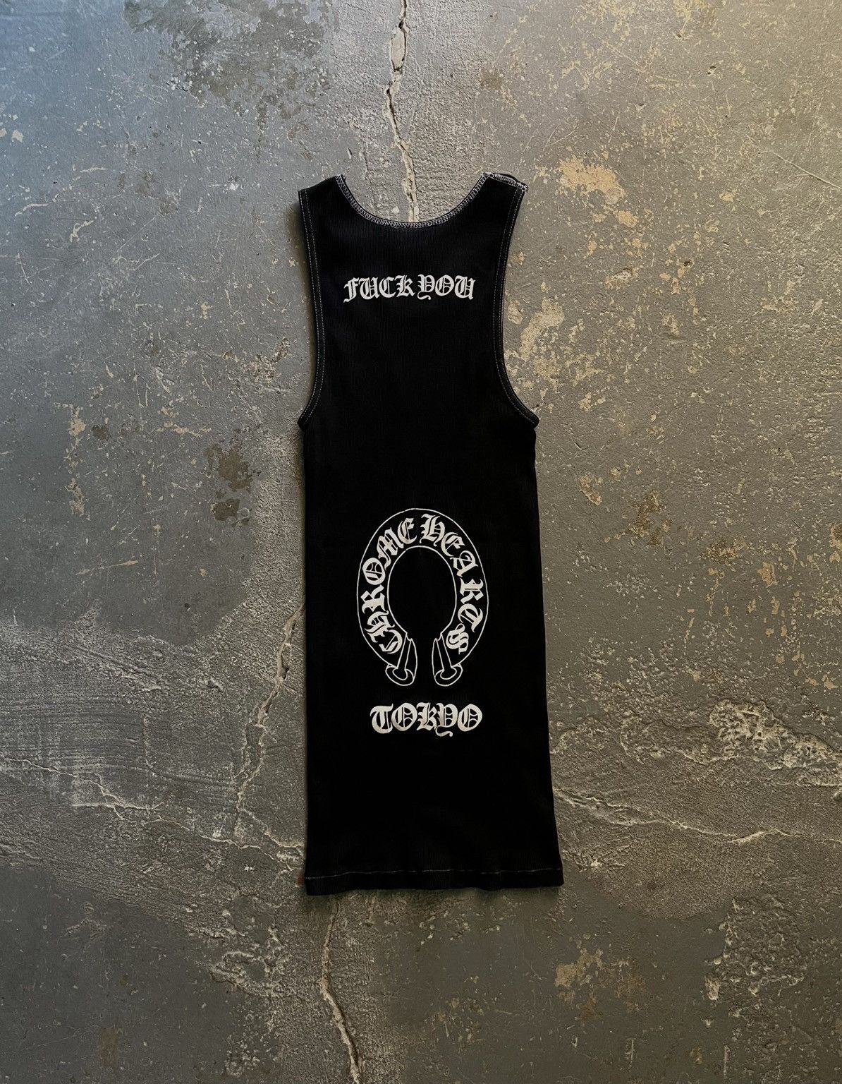 Chrome Hearts FUCK YOU Tokyo Store Wife Beater | Grailed