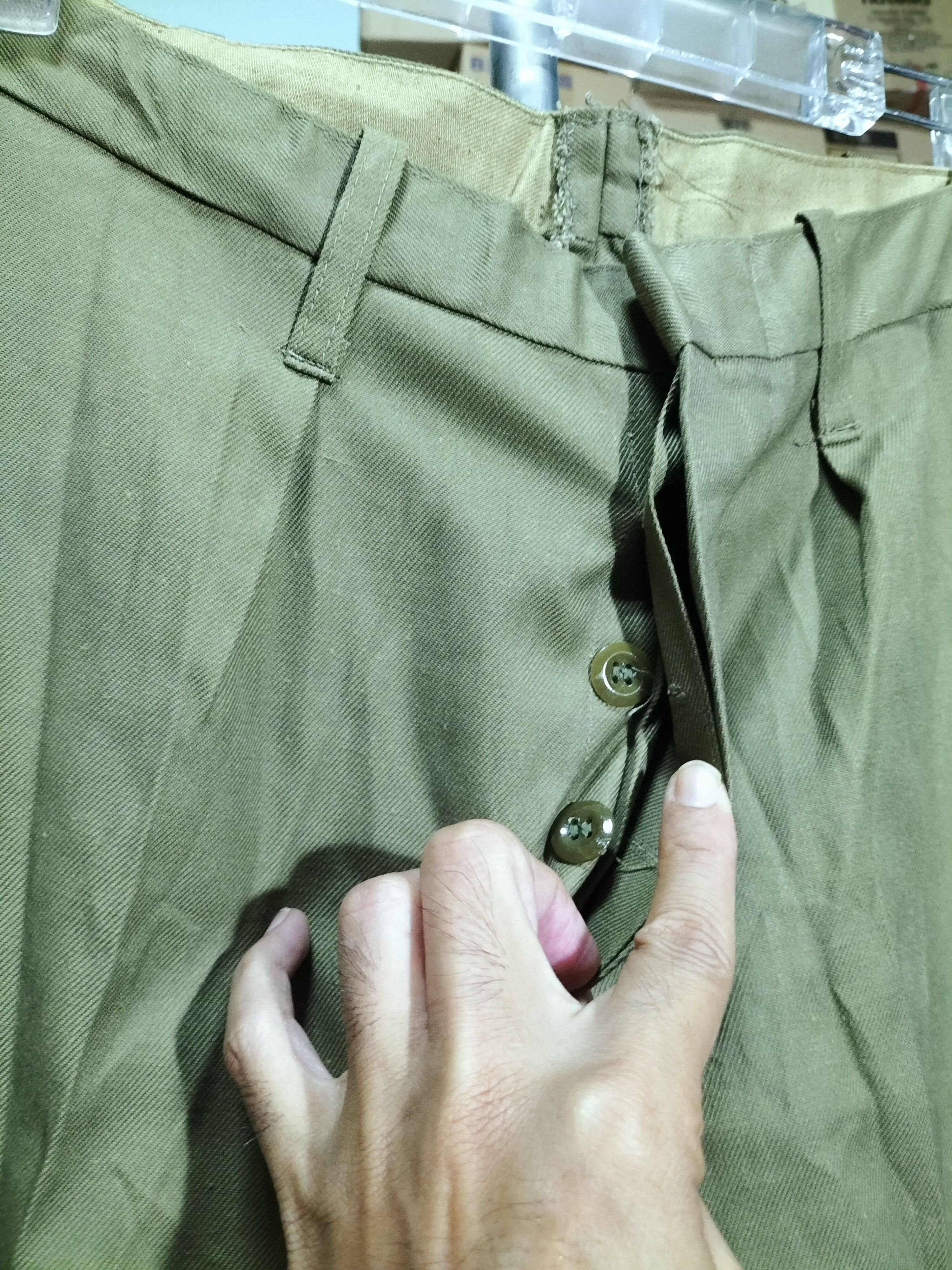 Vintage Vintage Military Pants Navy Airforce pattern 50s 60s ww2 Size US 30 / EU 46 - 5 Thumbnail