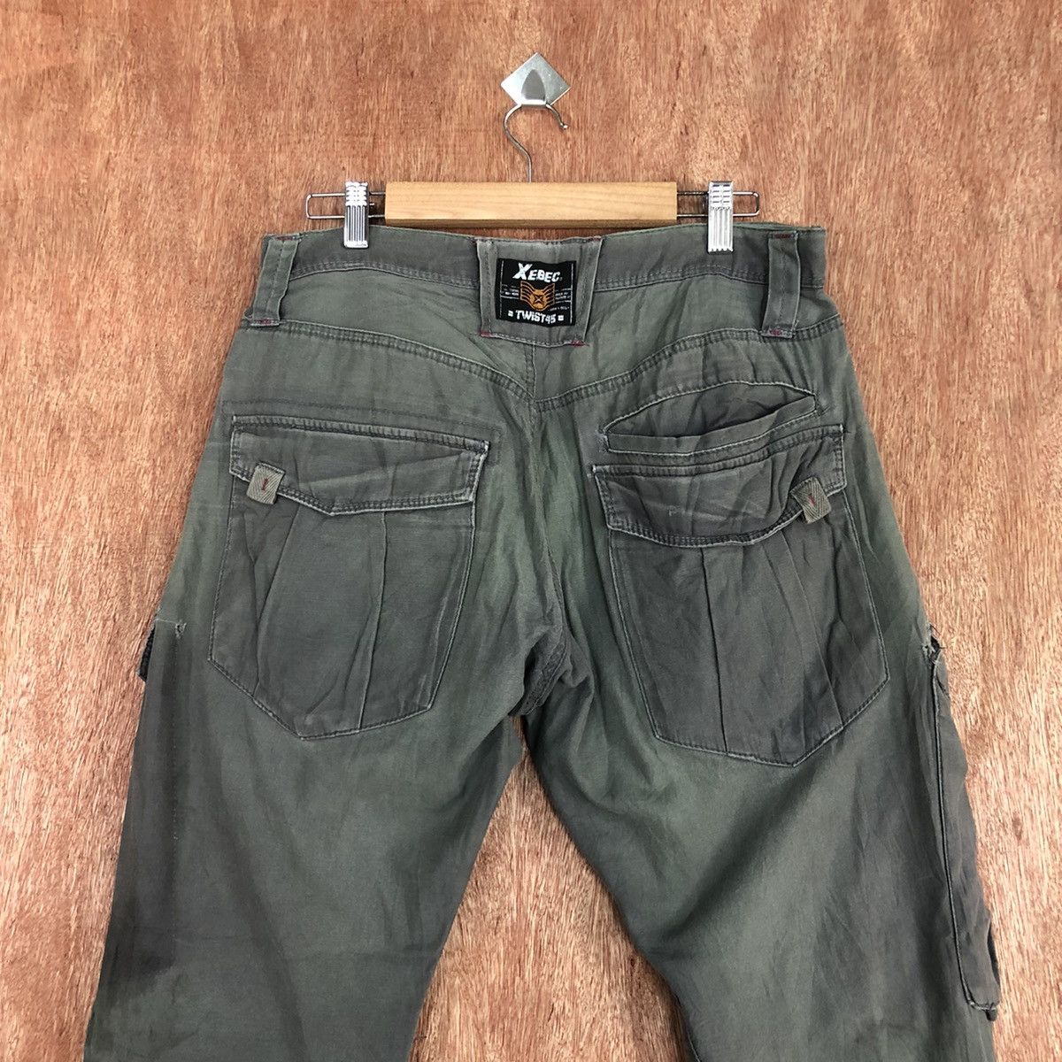 Faded Glory Xebec Twist 45 Grey multipocket tactical Cargo Pants #H175 Size US 31 - 9 Thumbnail