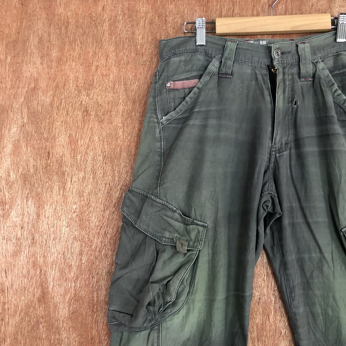 Faded Glory Xebec Twist 45 Grey multipocket tactical Cargo Pants #H175 Size US 31 - 5 Thumbnail