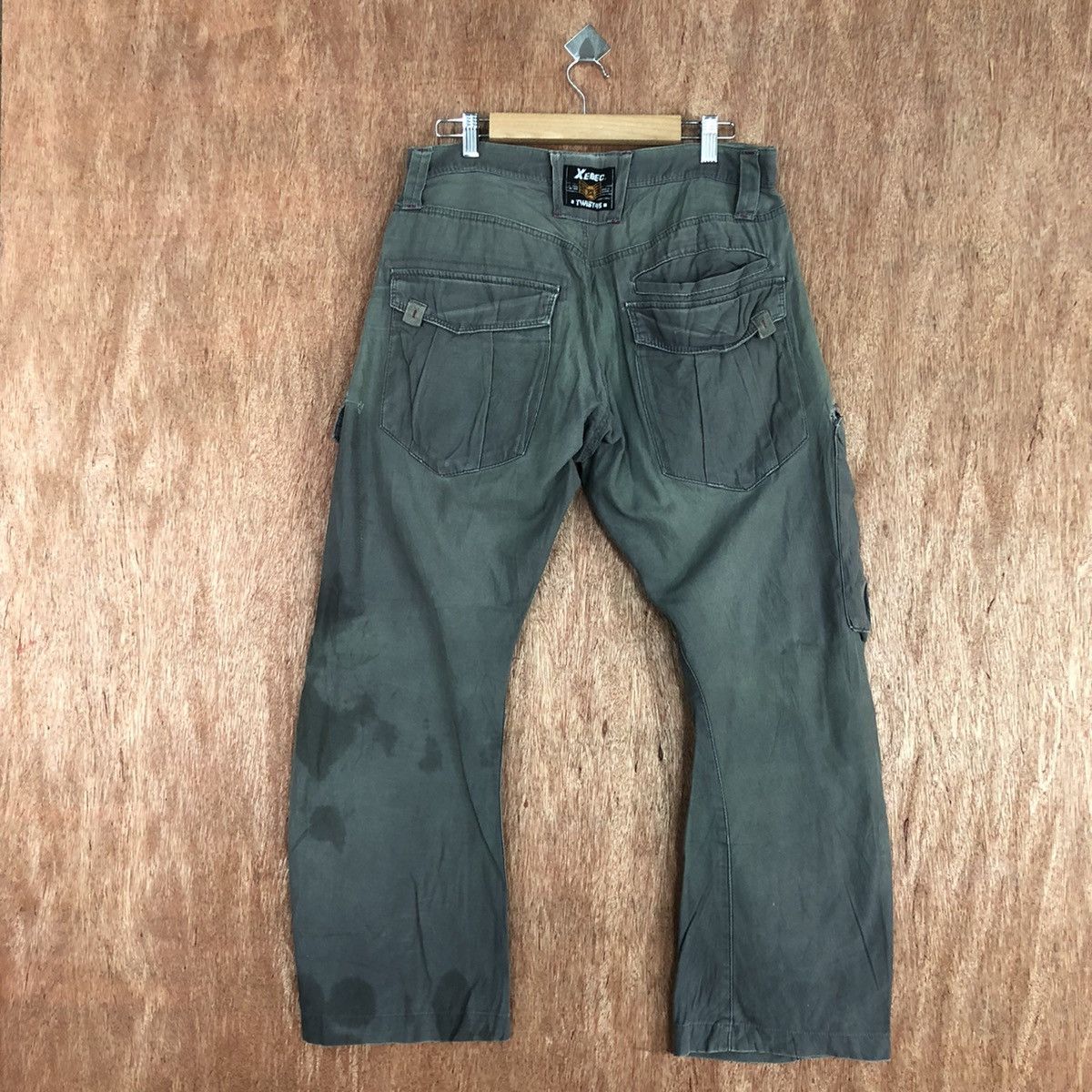 Faded Glory Xebec Twist 45 Grey multipocket tactical Cargo Pants #H175 Size US 31 - 8 Thumbnail