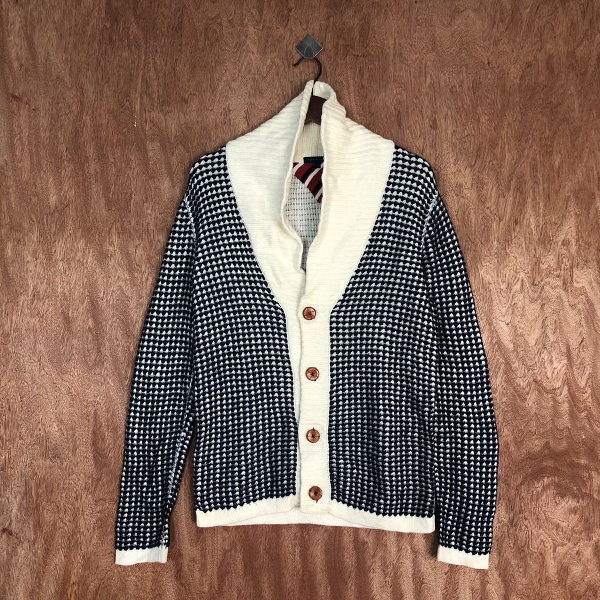 Tommy Hilfiger Tommy Hilfiger Dark Blue Cardigan knitwear #H170 Size US M / EU 48-50 / 2 - 3 Thumbnail