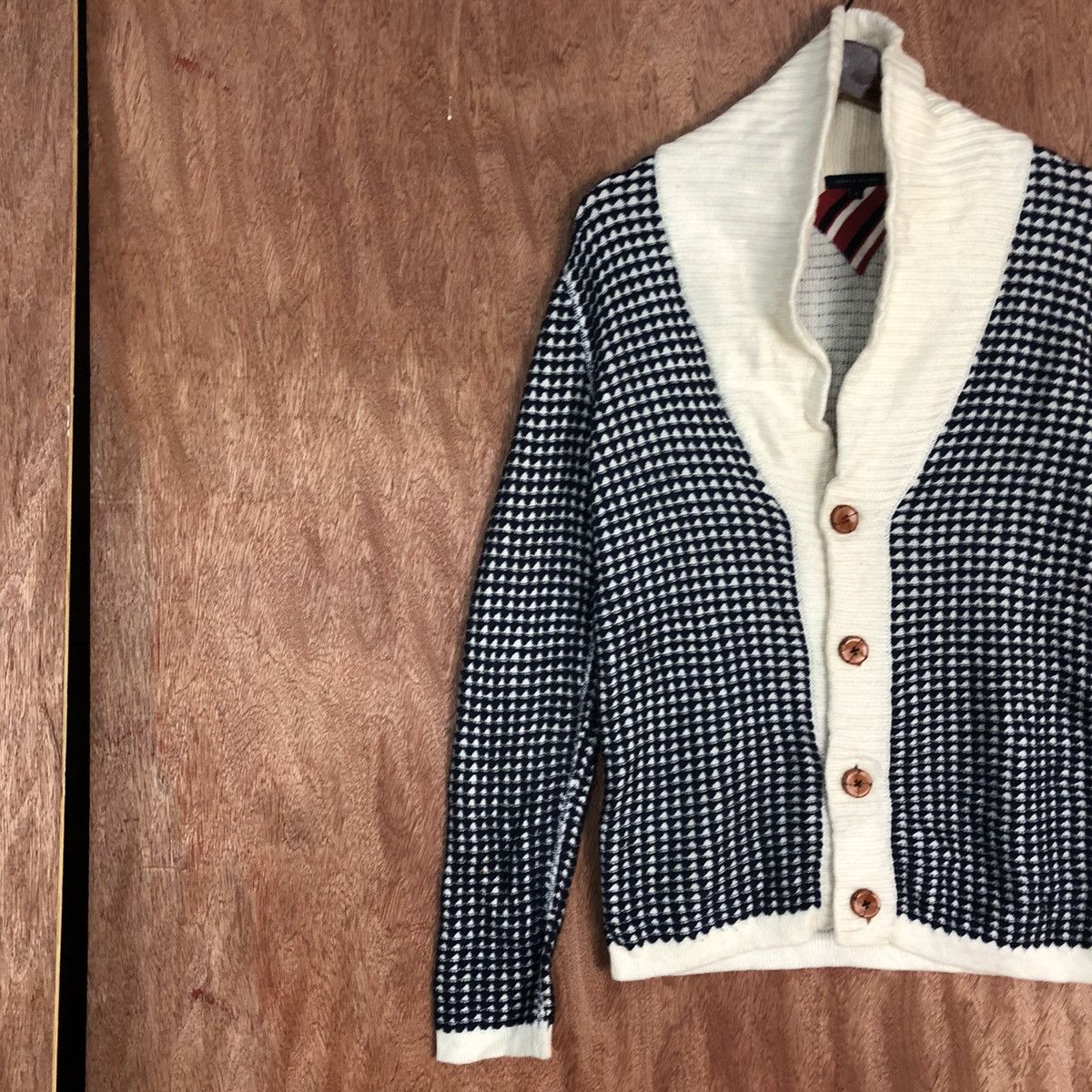 Tommy Hilfiger Tommy Hilfiger Dark Blue Cardigan knitwear #H170 Size US M / EU 48-50 / 2 - 7 Thumbnail