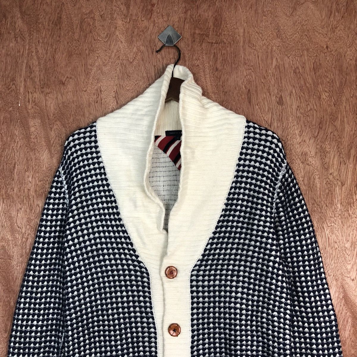 Tommy Hilfiger Tommy Hilfiger Dark Blue Cardigan knitwear #H170 Size US M / EU 48-50 / 2 - 9 Thumbnail