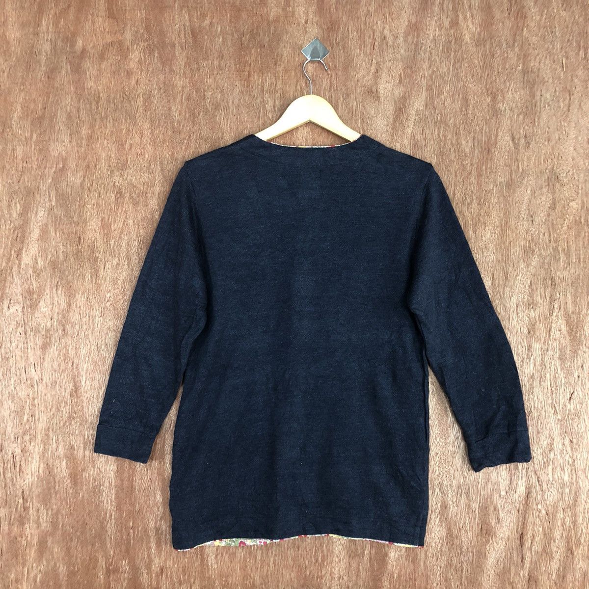 Homespun Knitwear Ships Jet Blue Shag Shaggy cardigan Knitwear #H169 Size US M / EU 48-50 / 2 - 11 Thumbnail