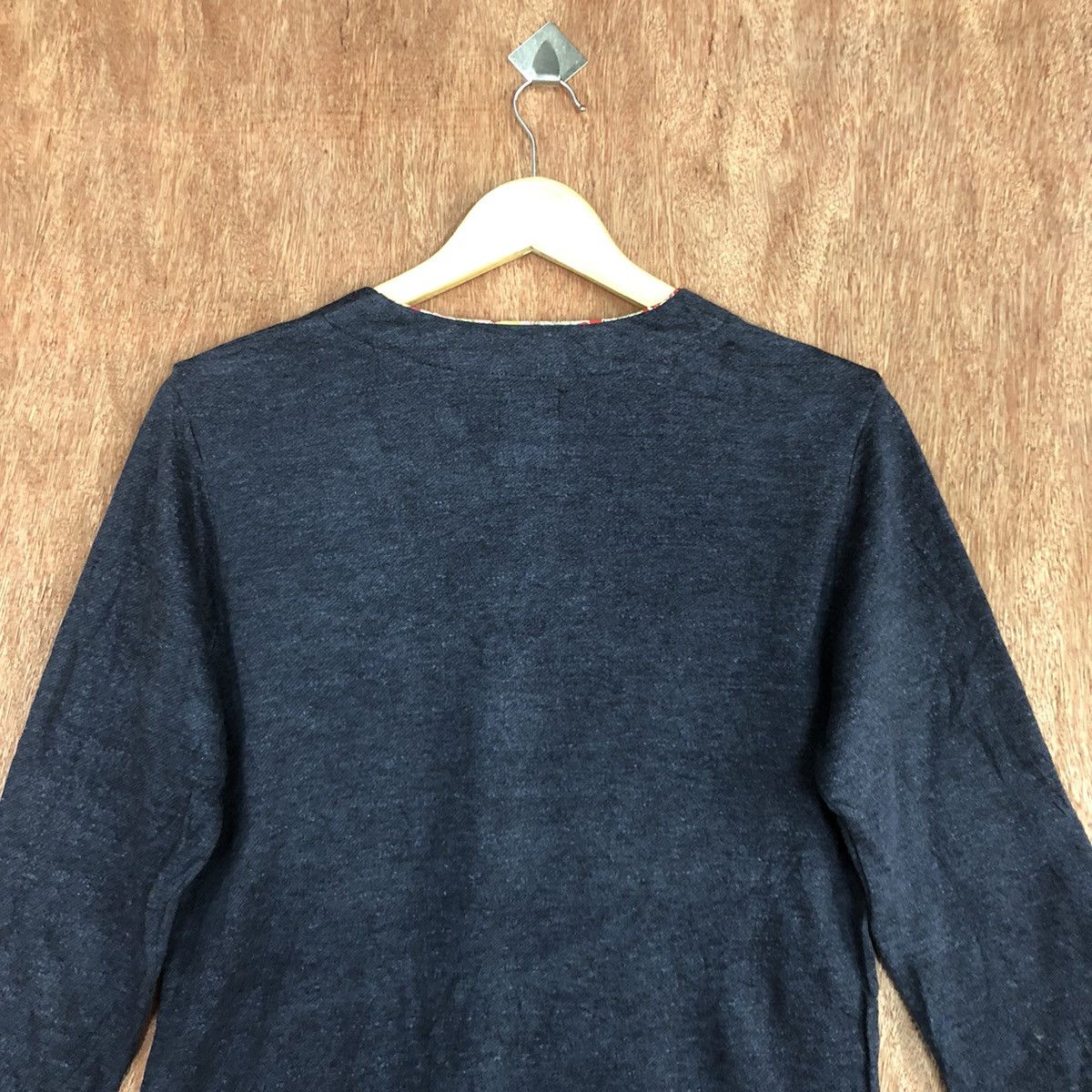 Homespun Knitwear Ships Jet Blue Shag Shaggy cardigan Knitwear #H169 Size US M / EU 48-50 / 2 - 12 Thumbnail
