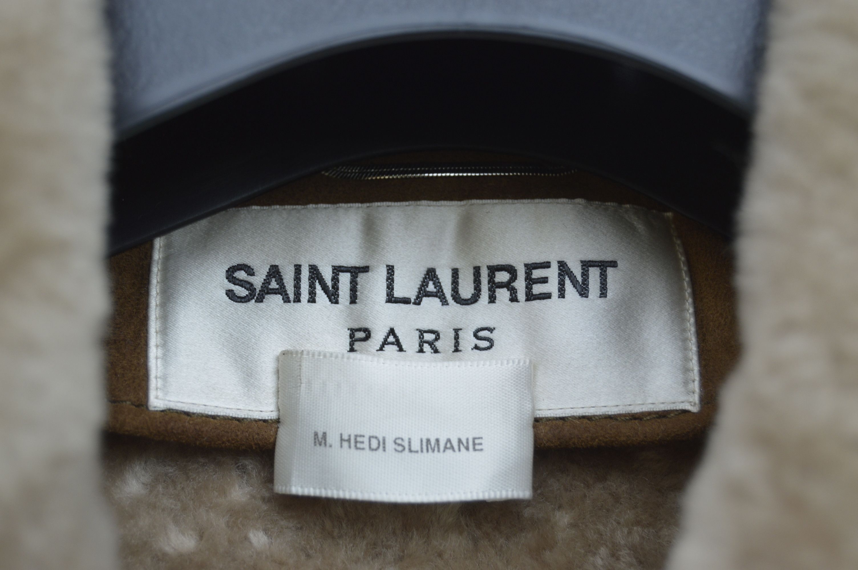 Saint Laurent Paris Hedi's Personal Suede and Shearling Coat Size US S / EU 44-46 / 1 - 7 Thumbnail
