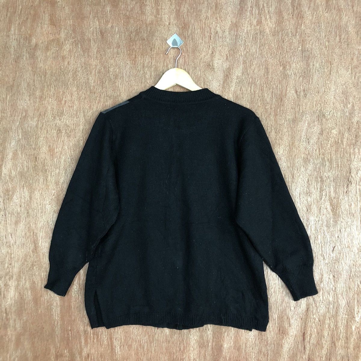 Aran Isles Knitwear Frevino art Black Knitwear sweatshirt #H149 Size US M / EU 48-50 / 2 - 13 Thumbnail