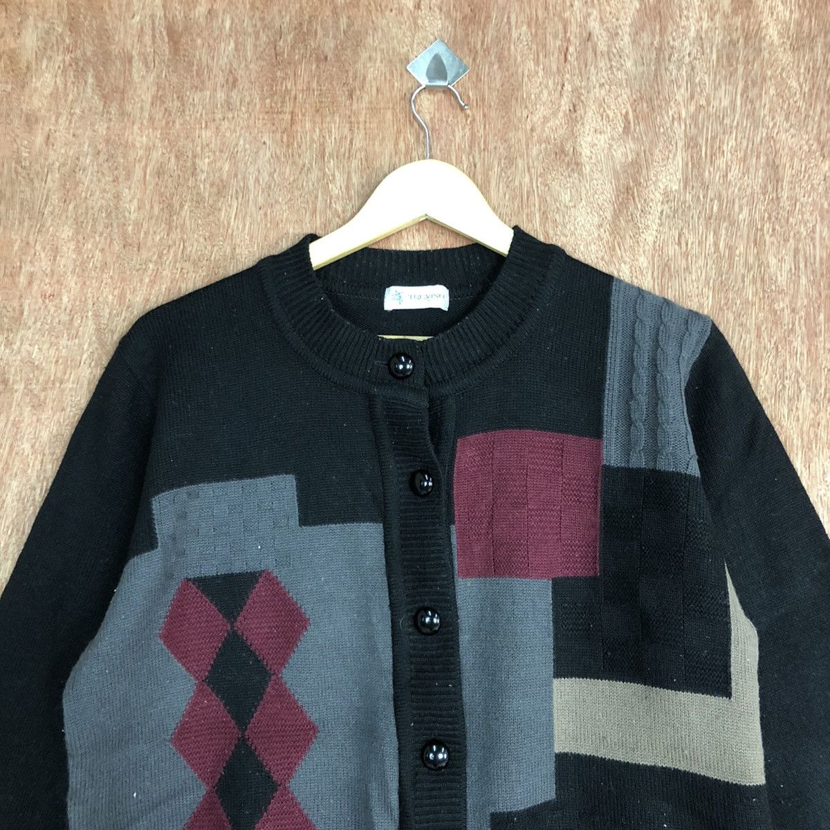 Aran Isles Knitwear Frevino art Black Knitwear sweatshirt #H149 Size US M / EU 48-50 / 2 - 2 Thumbnail