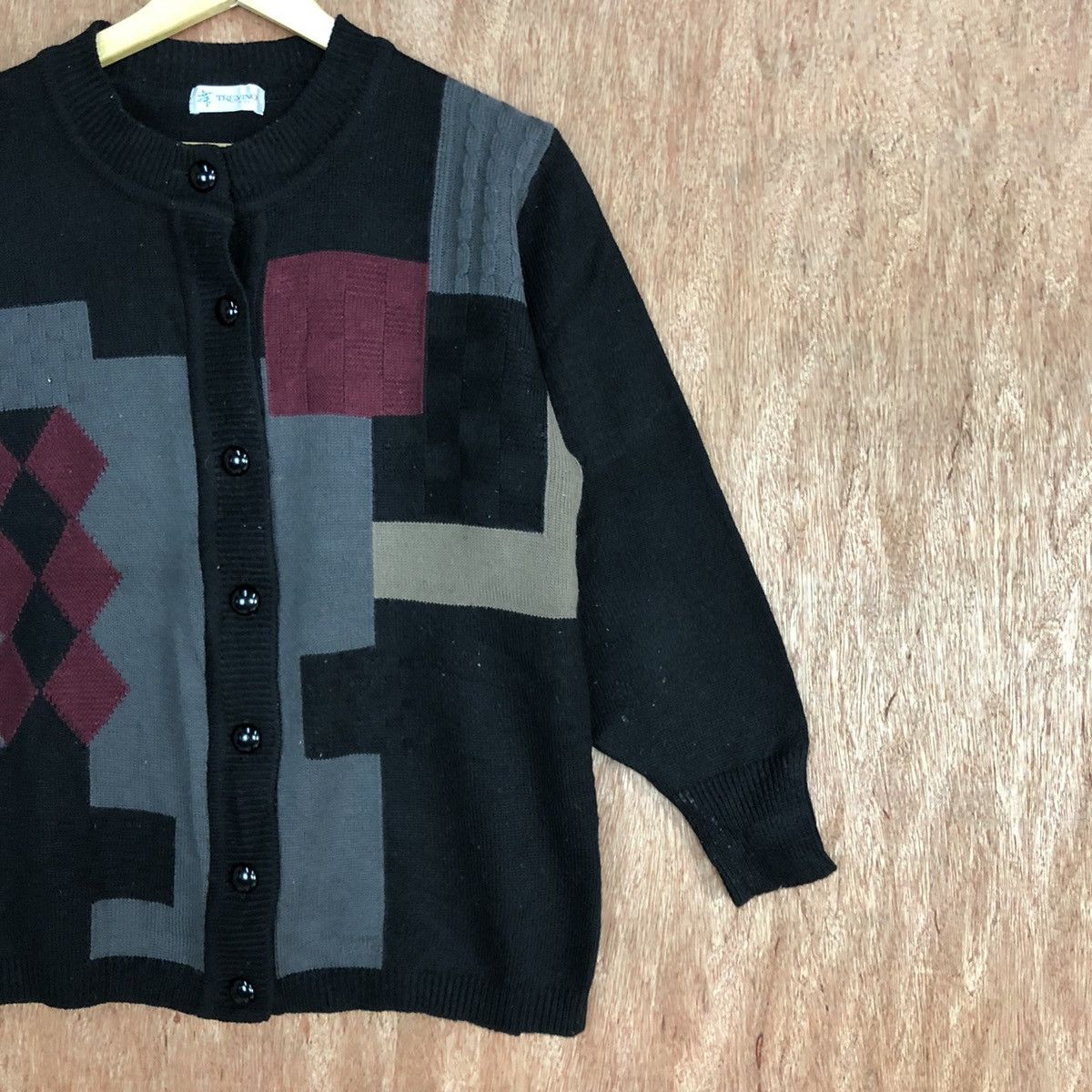 Aran Isles Knitwear Frevino art Black Knitwear sweatshirt #H149 Size US M / EU 48-50 / 2 - 5 Thumbnail