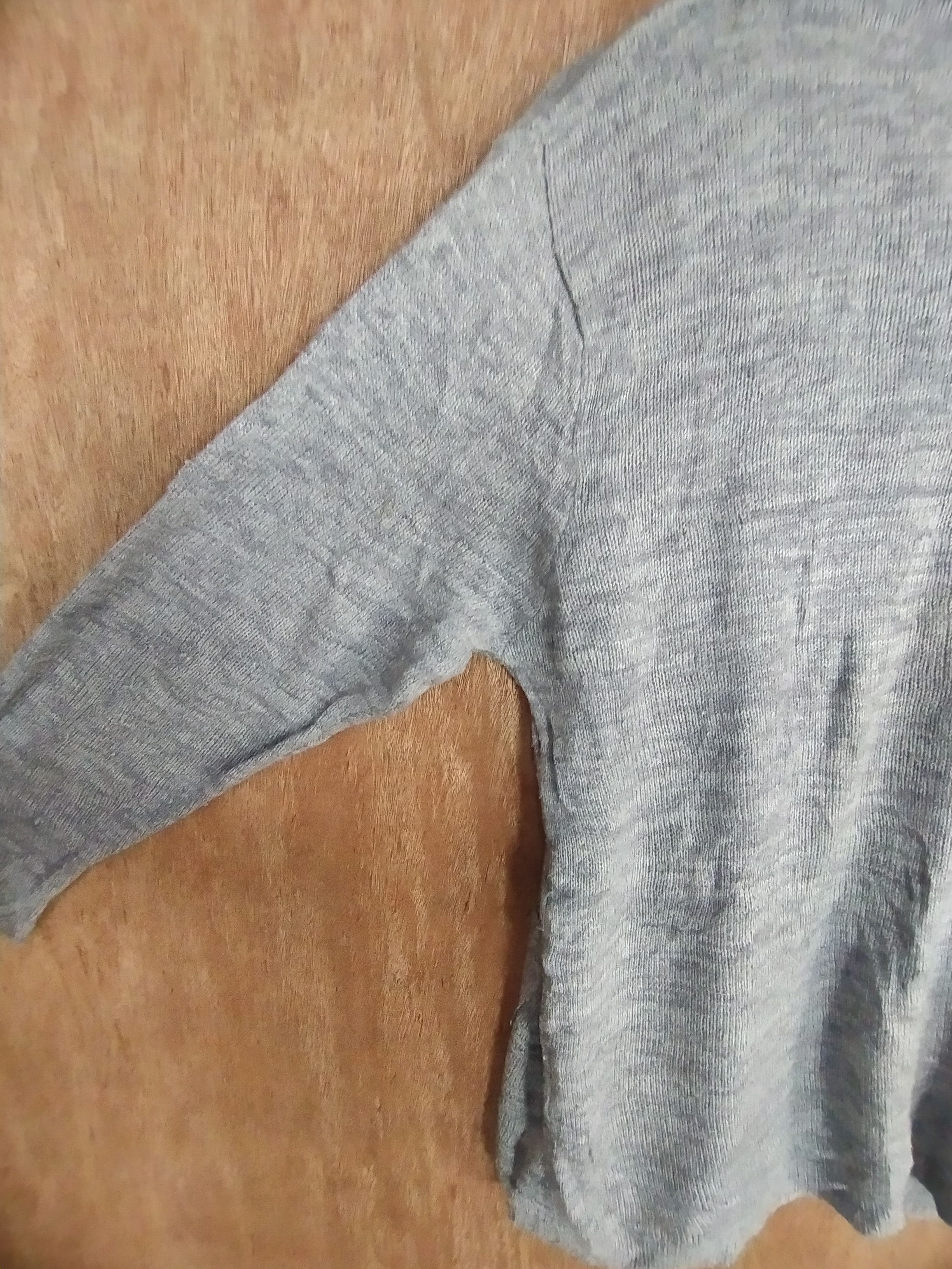 Japanese Brand Grand Miles gray cardigan knitwear distressed #S019 Size US L / EU 52-54 / 3 - 10 Thumbnail