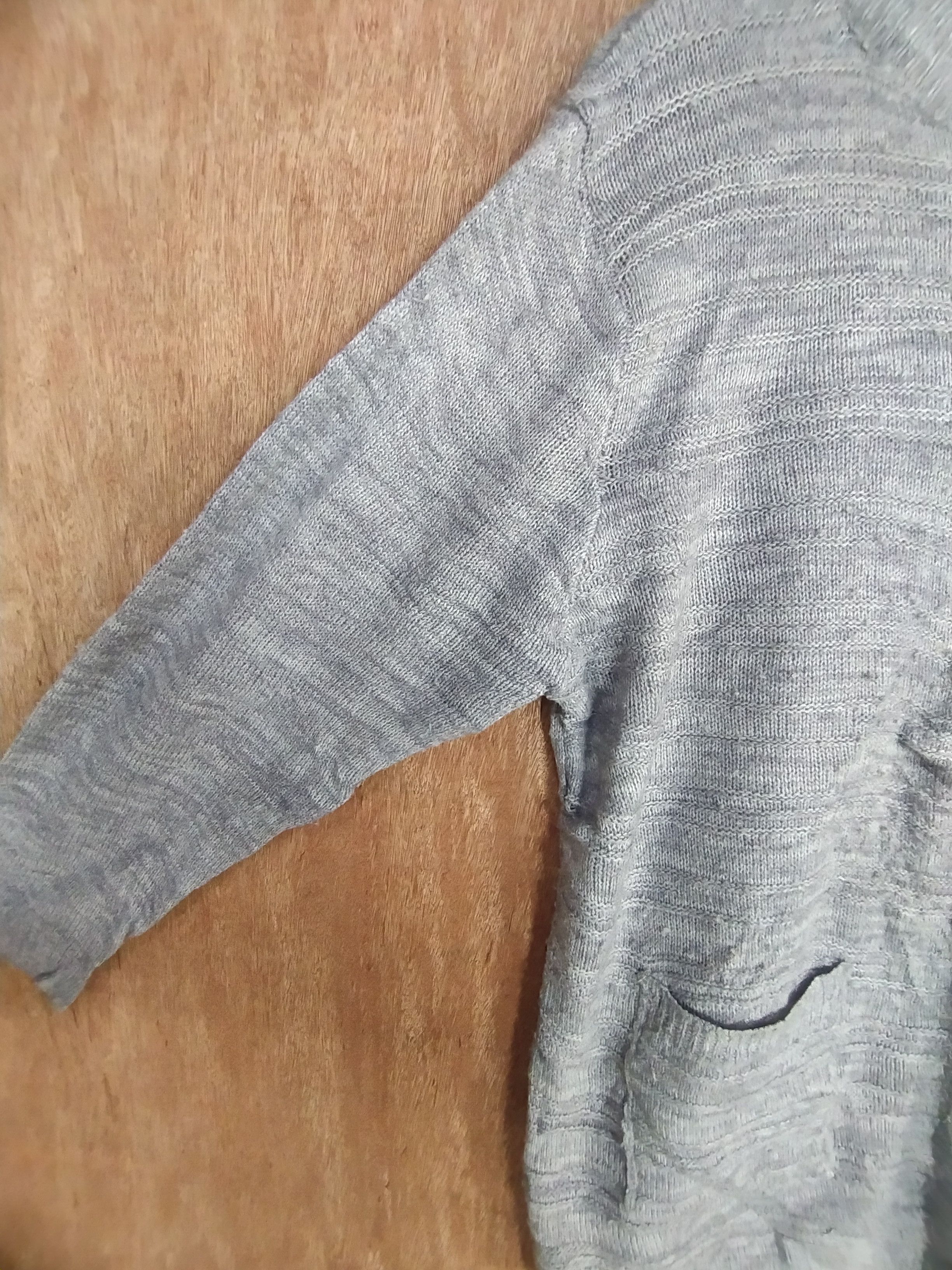 Japanese Brand Grand Miles gray cardigan knitwear distressed #S019 Size US L / EU 52-54 / 3 - 7 Thumbnail