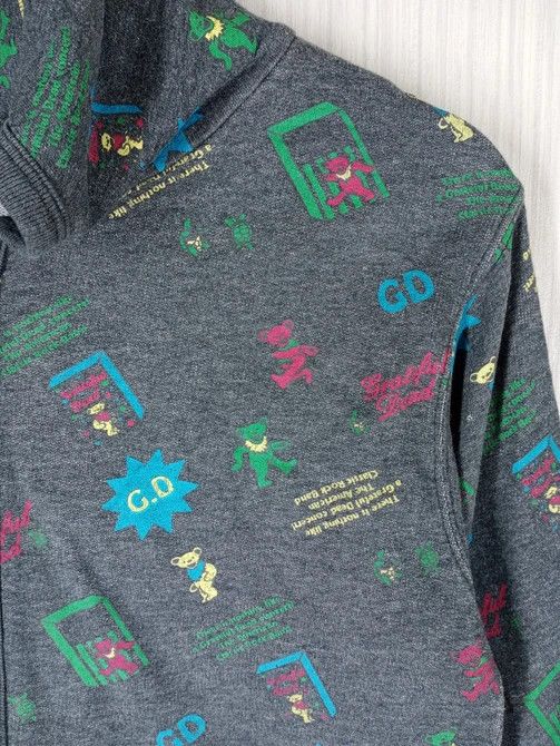 Grateful Dead Rare Vintage Grateful Dead Fullprint Hoodie Sweatshirt Size US S / EU 44-46 / 1 - 3 Thumbnail