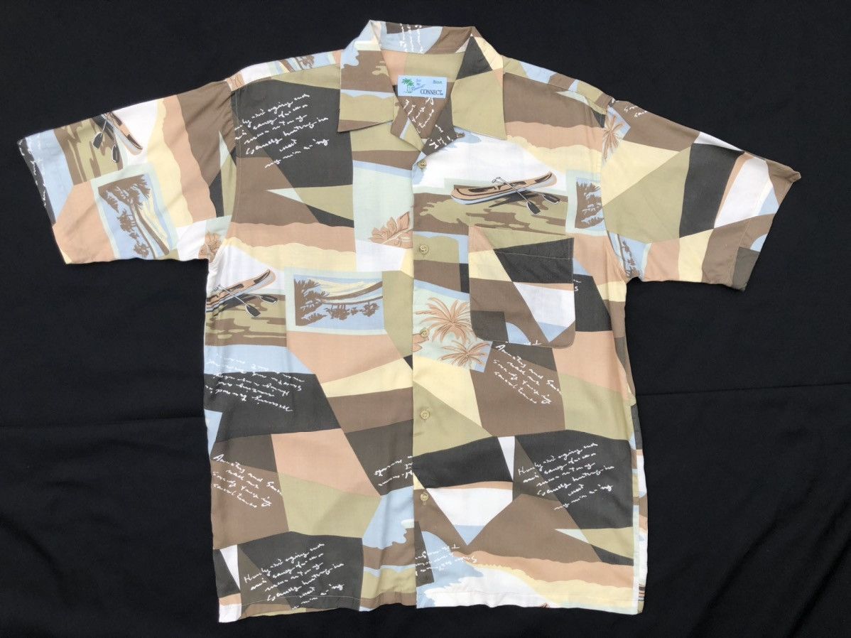 Vintage Vintage Connect Japan Abstract Psychedelic Hawaiian Shirt Size US M / EU 48-50 / 2 - 1 Thumbnail