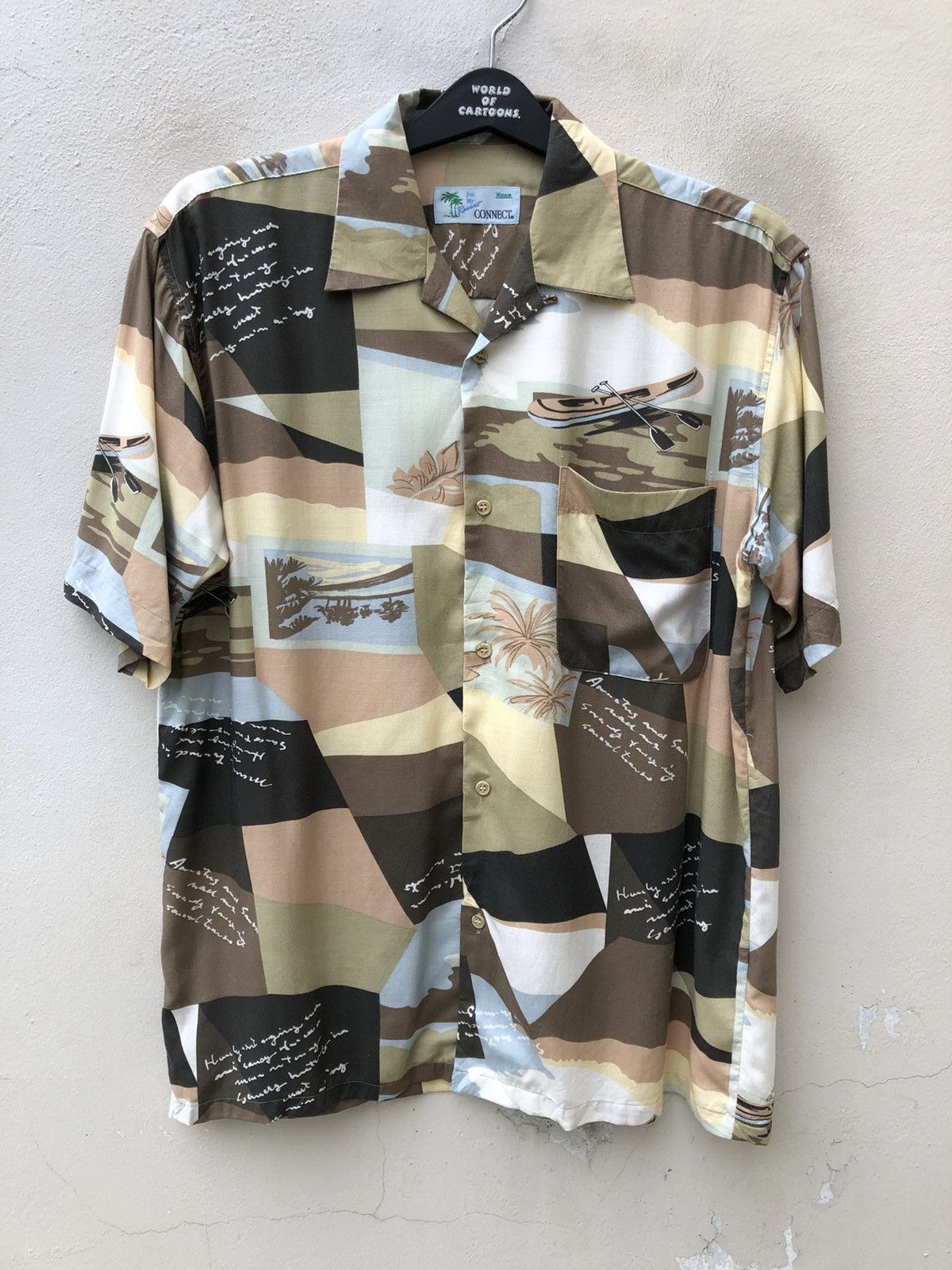 Vintage Vintage Connect Japan Abstract Psychedelic Hawaiian Shirt Size US M / EU 48-50 / 2 - 3 Thumbnail