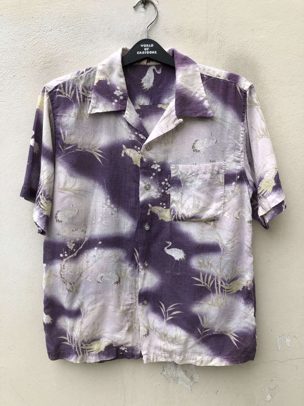 Vintage Vintage 90s Jin Planner Japan Pop Art Hawaiian Shirt Size US M / EU 48-50 / 2 - 16 Thumbnail