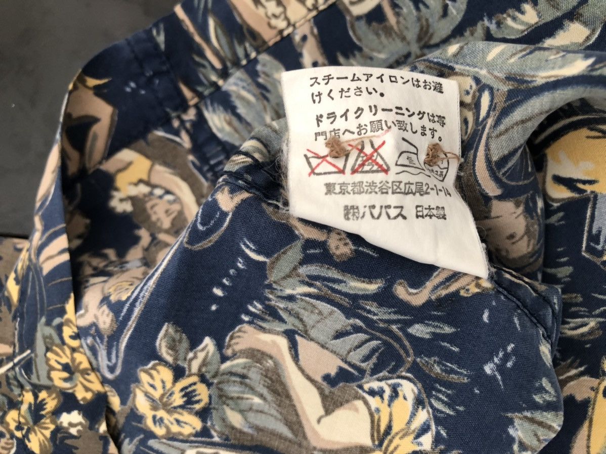 Mademoiselle Non Non Vintage Papas Island Japan Baggy Silk Hawaiian Shirt Size US L / EU 52-54 / 3 - 24 Thumbnail