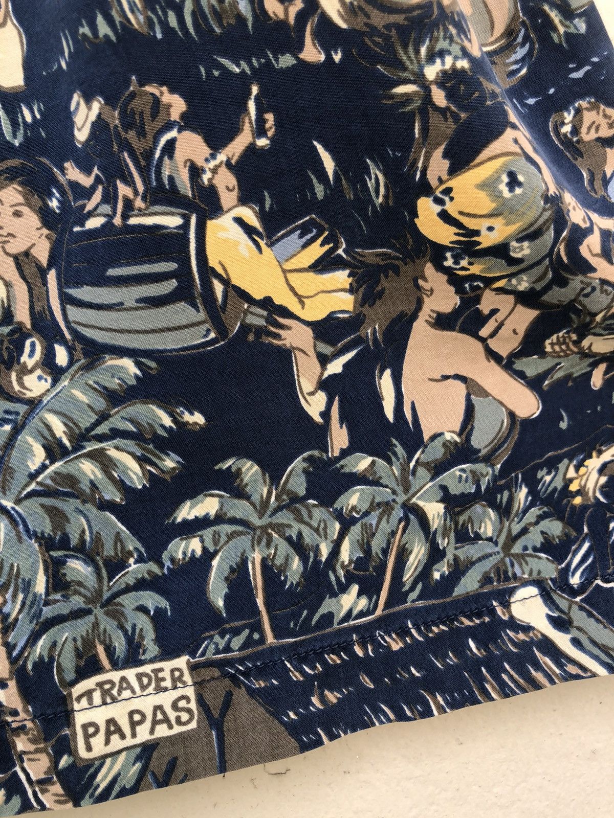 Mademoiselle Non Non Vintage Papas Island Japan Baggy Silk Hawaiian Shirt Size US L / EU 52-54 / 3 - 21 Thumbnail