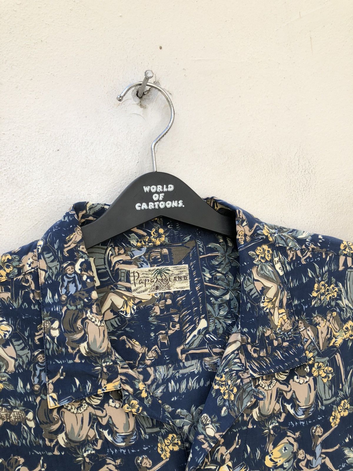 Mademoiselle Non Non Vintage Papas Island Japan Baggy Silk Hawaiian Shirt Size US L / EU 52-54 / 3 - 4 Thumbnail