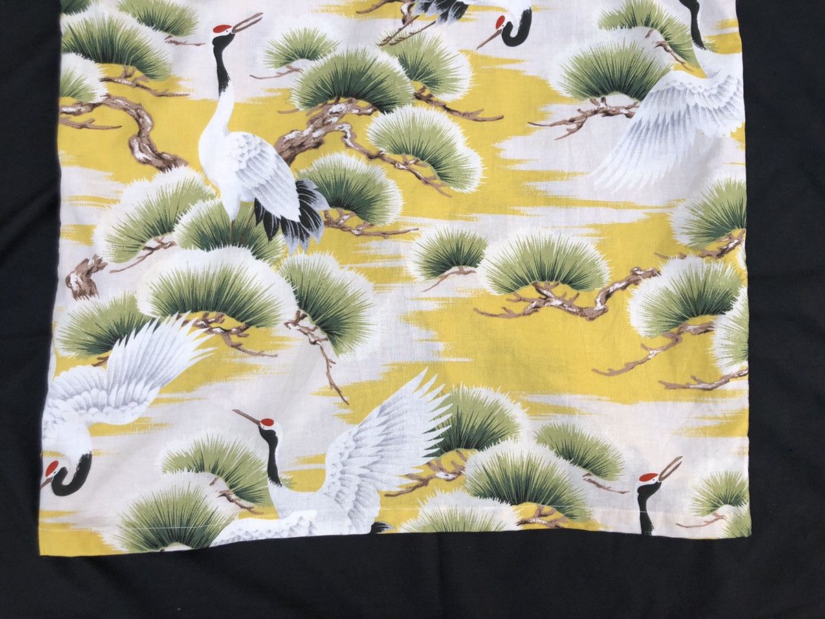 Vintage 80s NIIHAMA SONAMI Japanese Crane 3q Sleeve Button Shirt Size US S / EU 44-46 / 1 - 10 Thumbnail