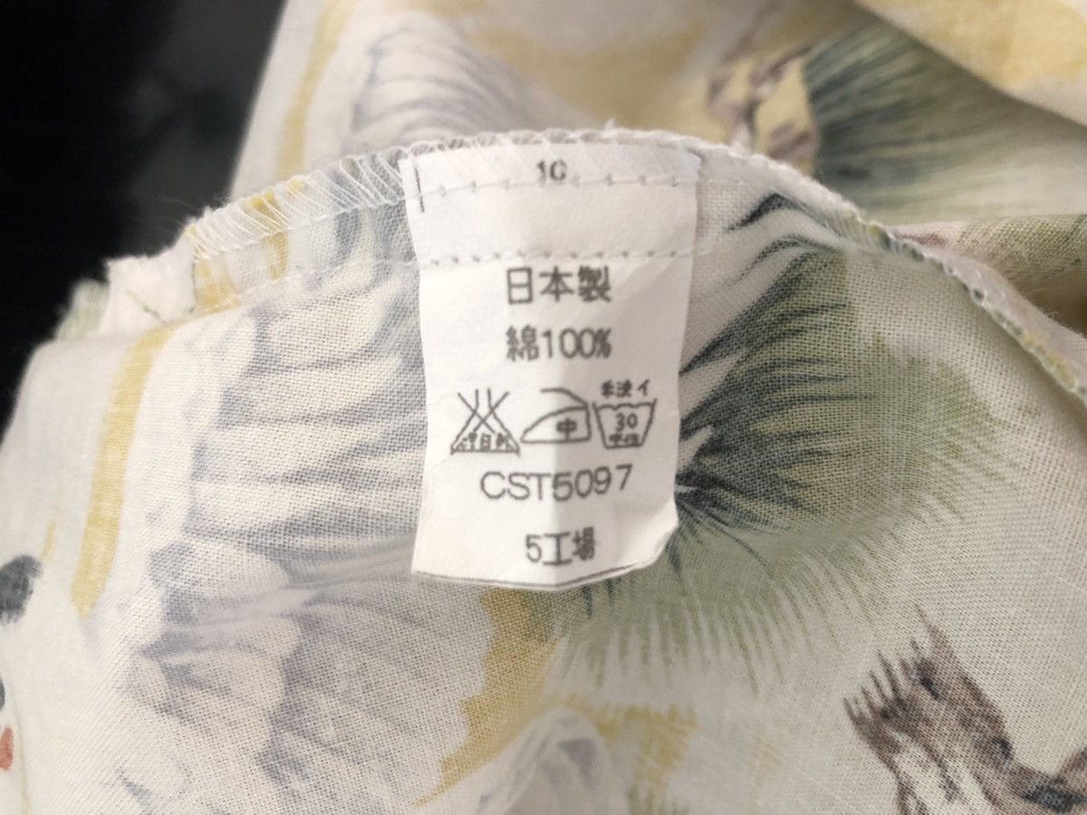 Vintage 80s NIIHAMA SONAMI Japanese Crane 3q Sleeve Button Shirt Size US S / EU 44-46 / 1 - 19 Thumbnail
