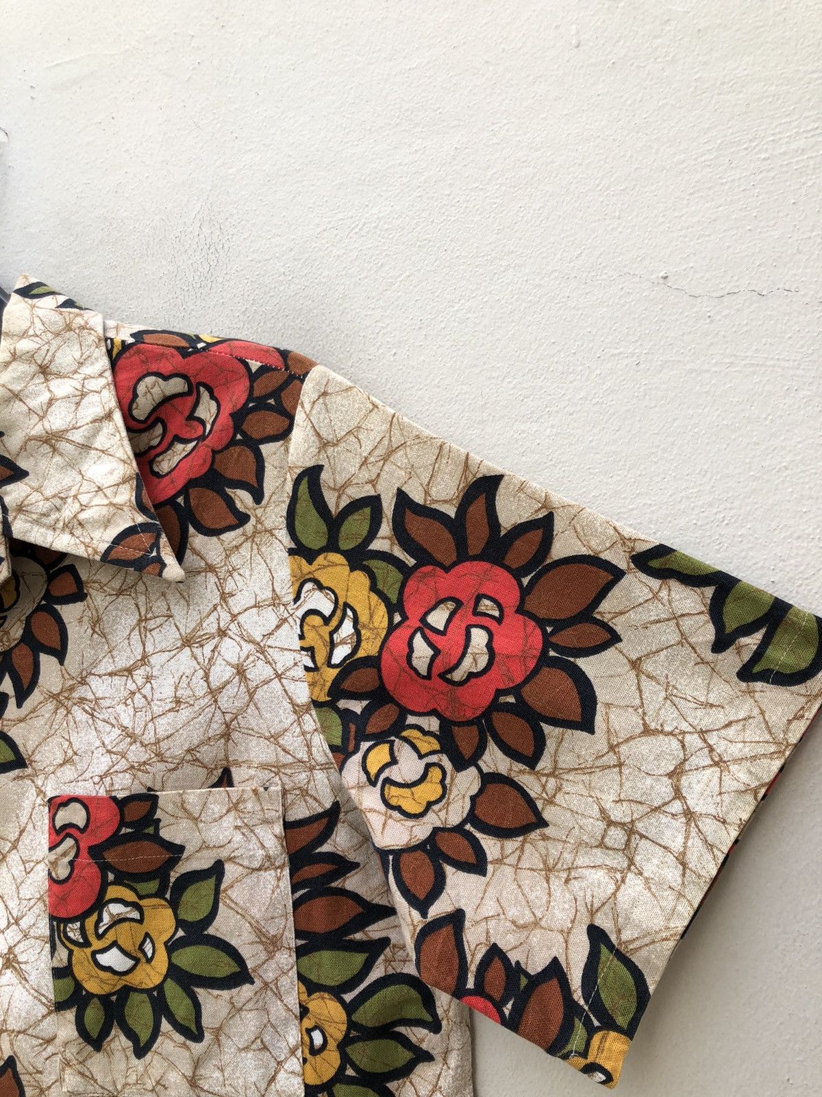 JCPenney × Vintage 60s 70s Towncraft Jc Penny Flowers Hawaiian Shirt Size US M / EU 48-50 / 2 - 7 Thumbnail