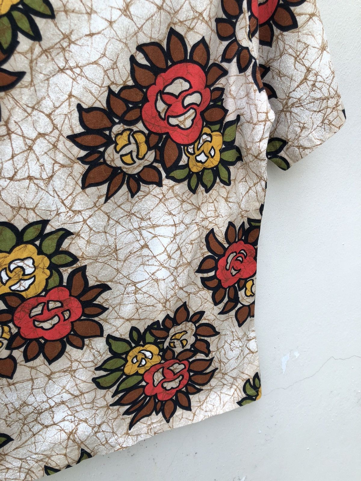 JCPenney × Vintage 60s 70s Towncraft Jc Penny Flowers Hawaiian Shirt Size US M / EU 48-50 / 2 - 14 Thumbnail