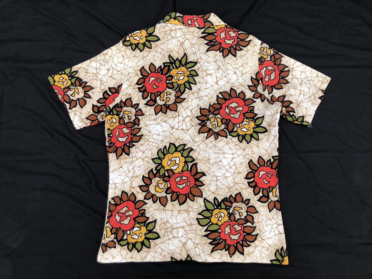 JCPenney × Vintage 60s 70s Towncraft Jc Penny Flowers Hawaiian Shirt Size US M / EU 48-50 / 2 - 2 Thumbnail