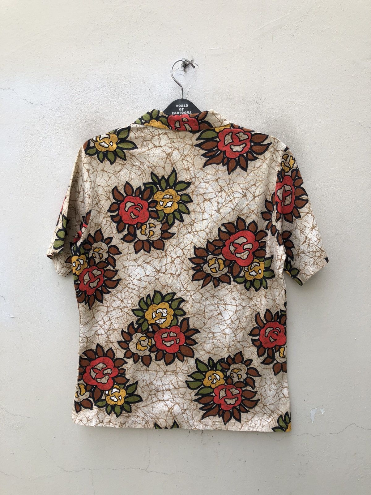 JCPenney × Vintage 60s 70s Towncraft Jc Penny Flowers Hawaiian Shirt Size US M / EU 48-50 / 2 - 12 Thumbnail
