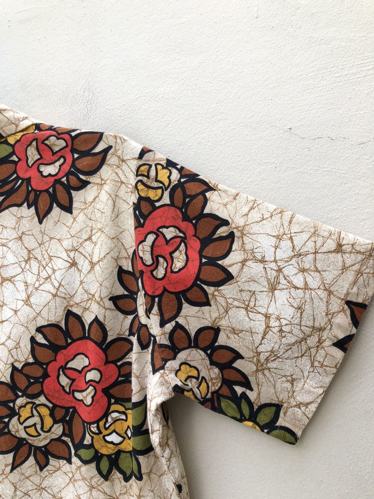 JCPenney × Vintage 60s 70s Towncraft Jc Penny Flowers Hawaiian Shirt Size US M / EU 48-50 / 2 - 16 Thumbnail