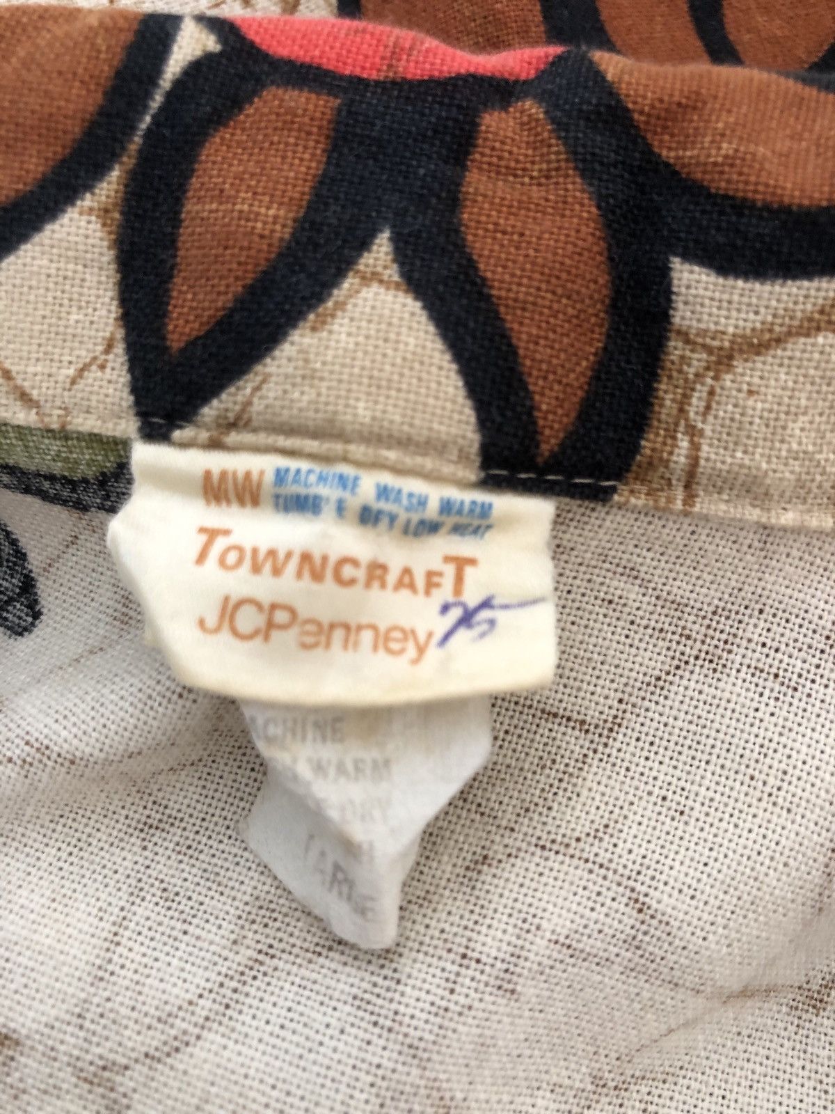 JCPenney × Vintage 60s 70s Towncraft Jc Penny Flowers Hawaiian Shirt Size US M / EU 48-50 / 2 - 18 Thumbnail