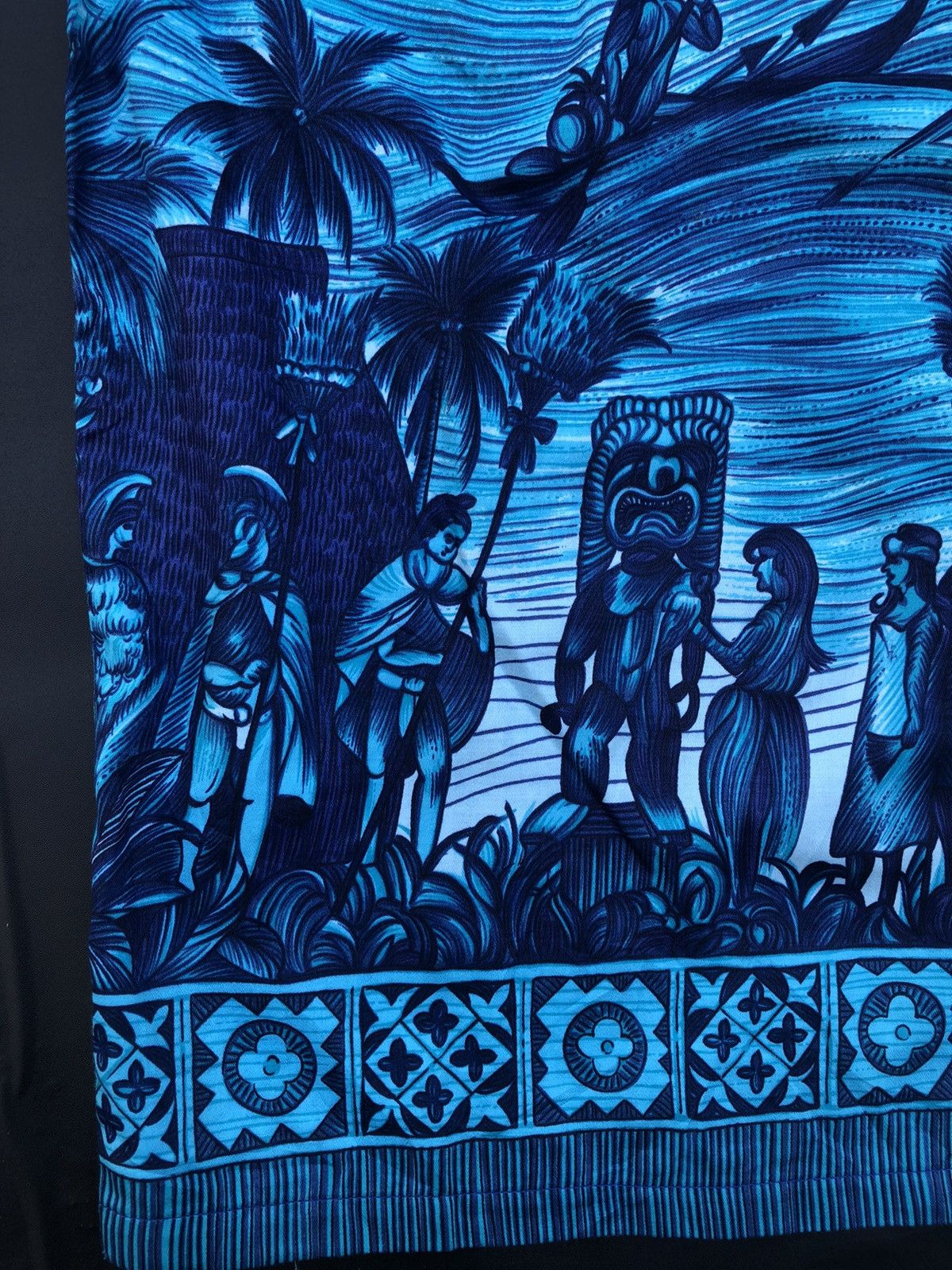 Vintage Vintage 60s 70s Island Togs Tiki Idol Hawaiian Shirt Size US S / EU 44-46 / 1 - 12 Thumbnail
