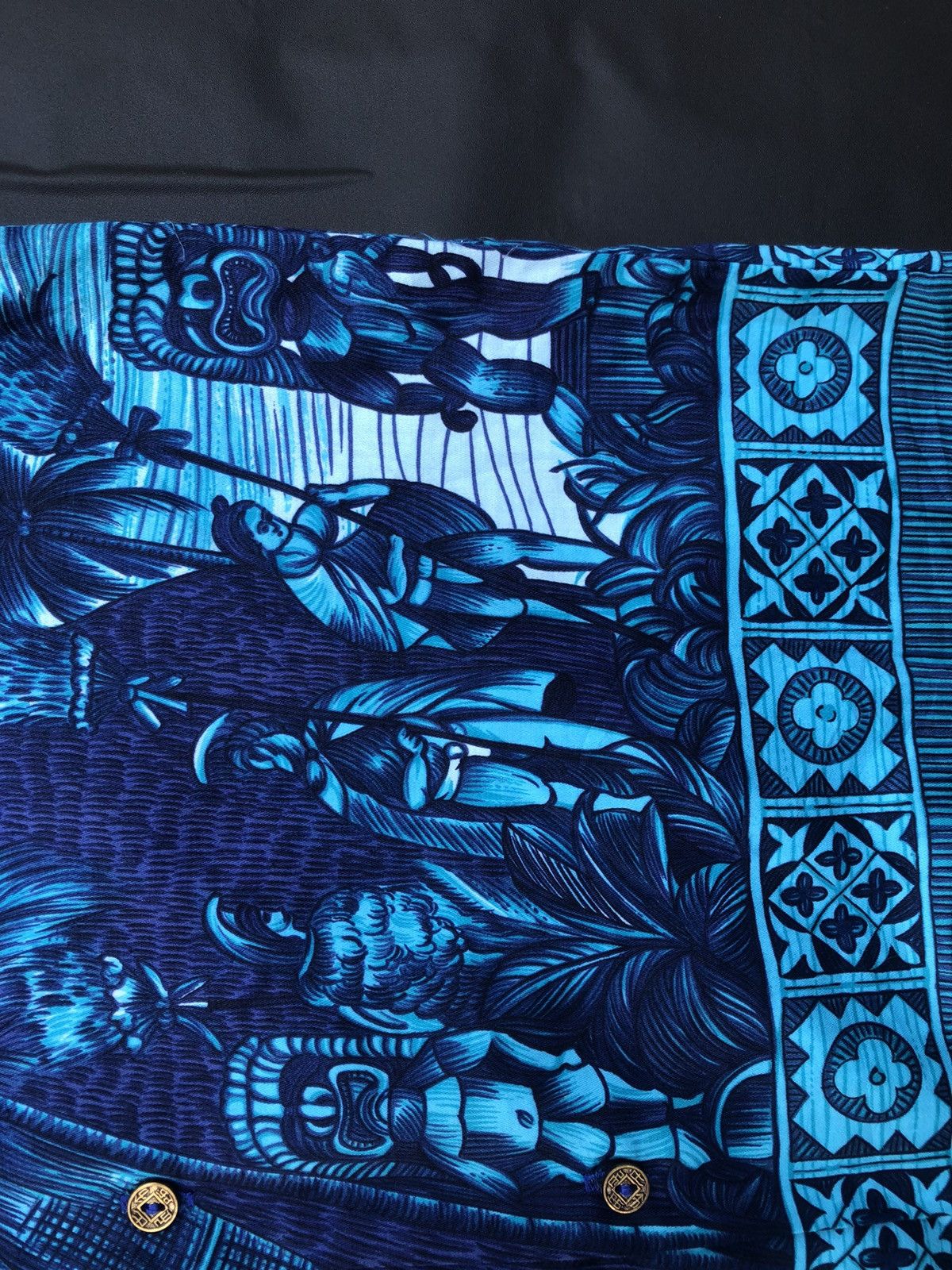 Vintage Vintage 60s 70s Island Togs Tiki Idol Hawaiian Shirt Size US S / EU 44-46 / 1 - 8 Thumbnail