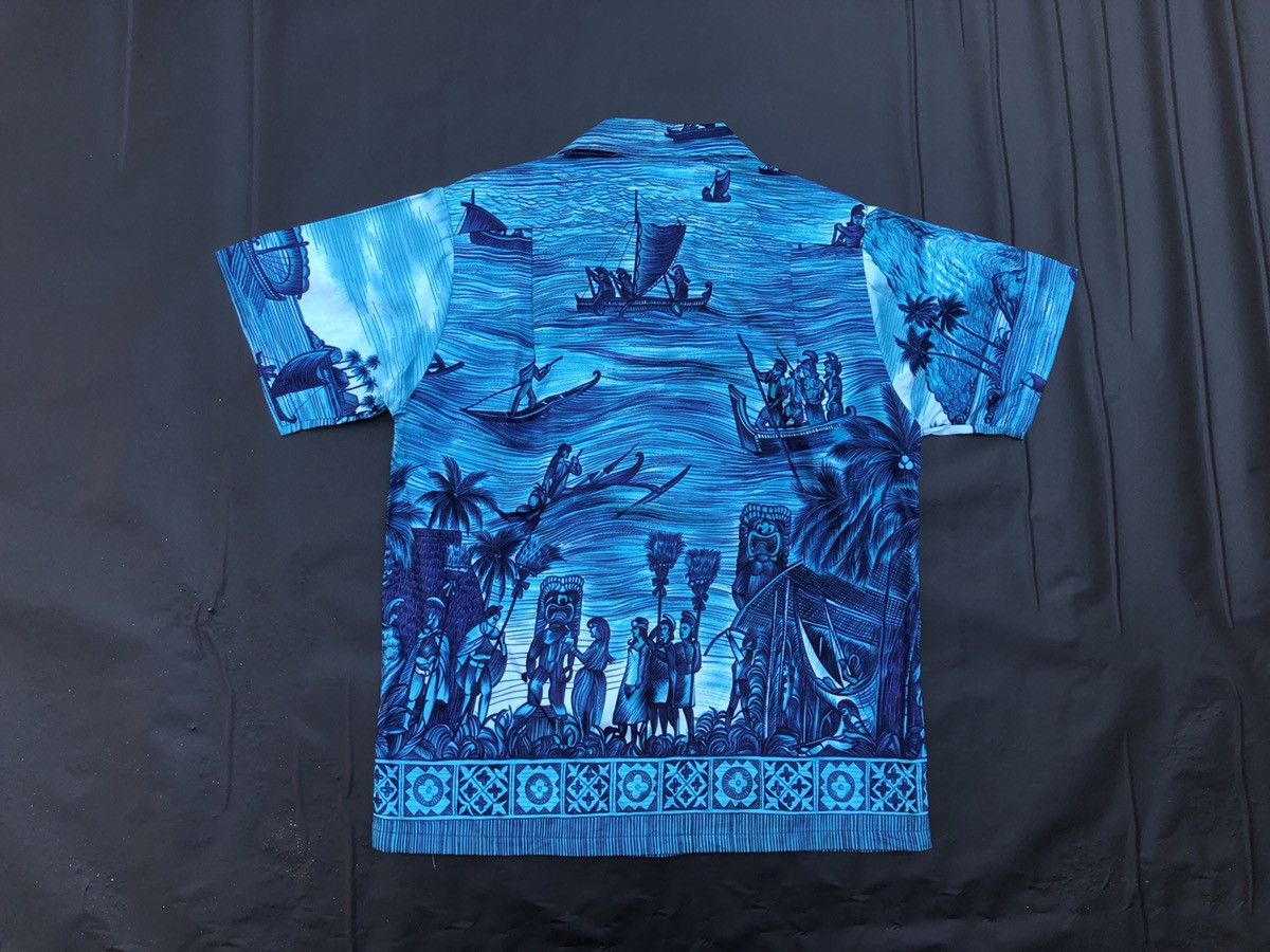 Vintage Vintage 60s 70s Island Togs Tiki Idol Hawaiian Shirt Size US S / EU 44-46 / 1 - 9 Thumbnail