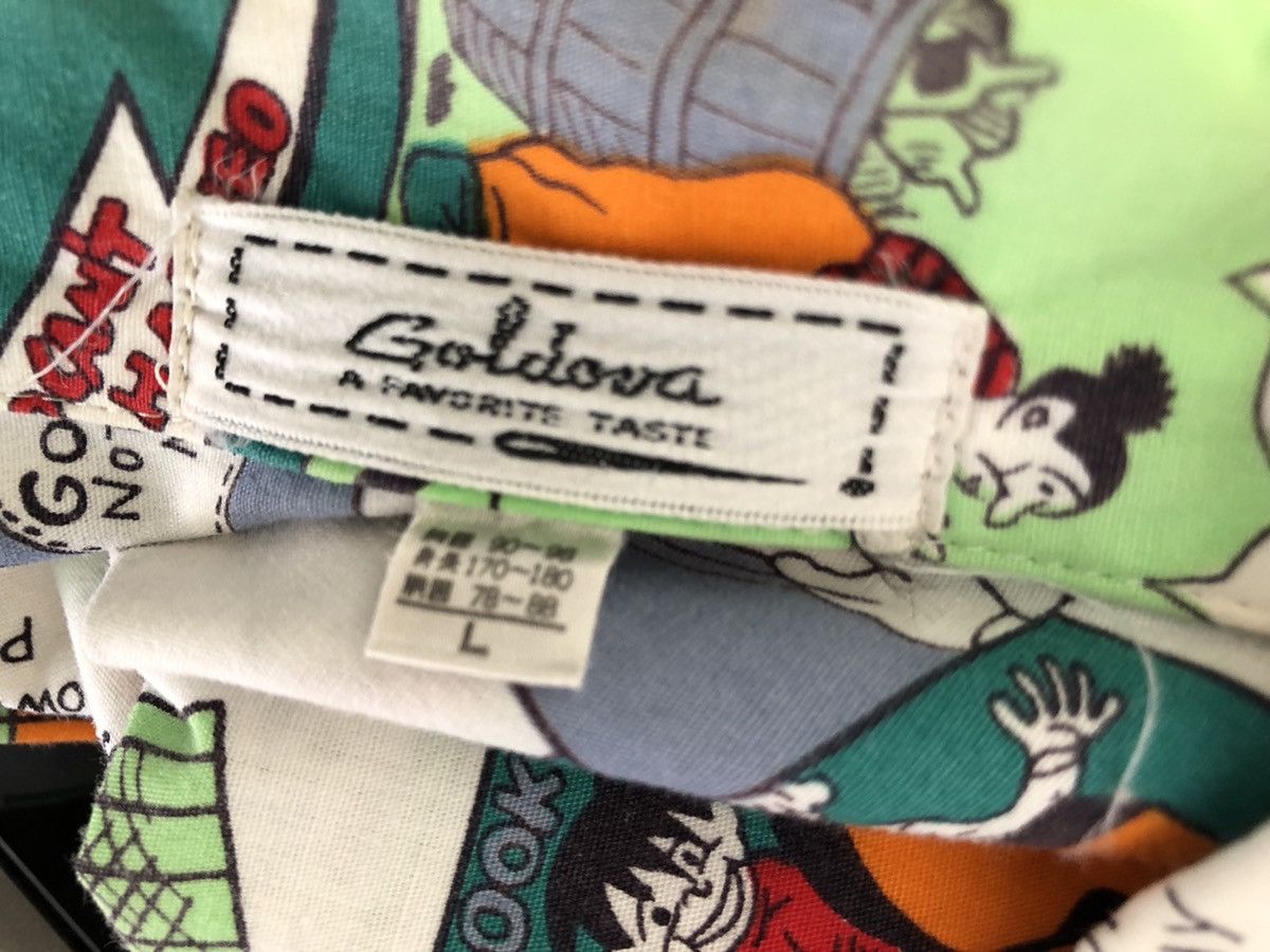 Vintage Vintage 80s 90s Goldova Made in Japan Hawaiian Comics Shirt Size US L / EU 52-54 / 3 - 19 Thumbnail