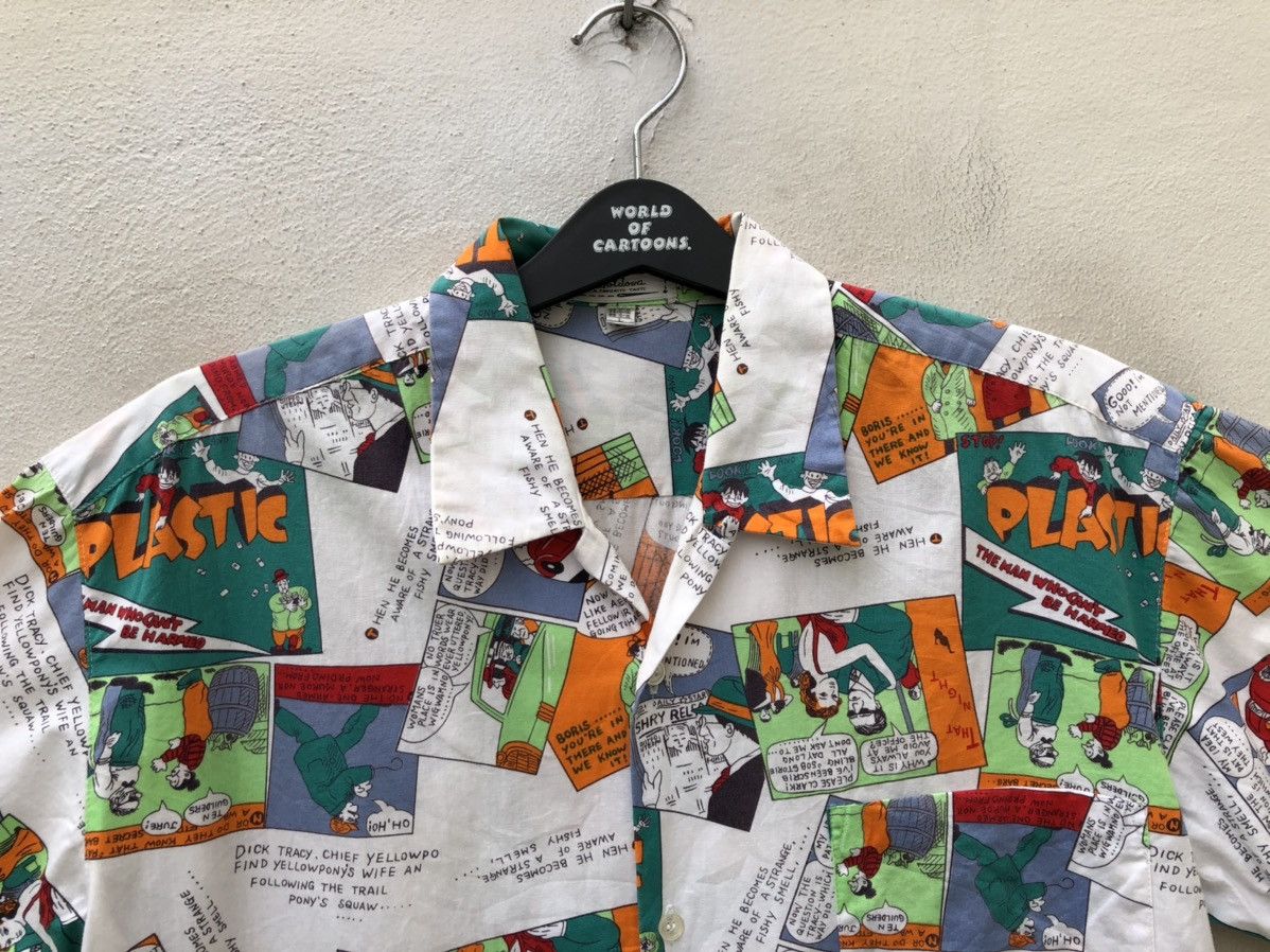 Vintage Vintage 80s 90s Goldova Made in Japan Hawaiian Comics Shirt Size US L / EU 52-54 / 3 - 5 Thumbnail