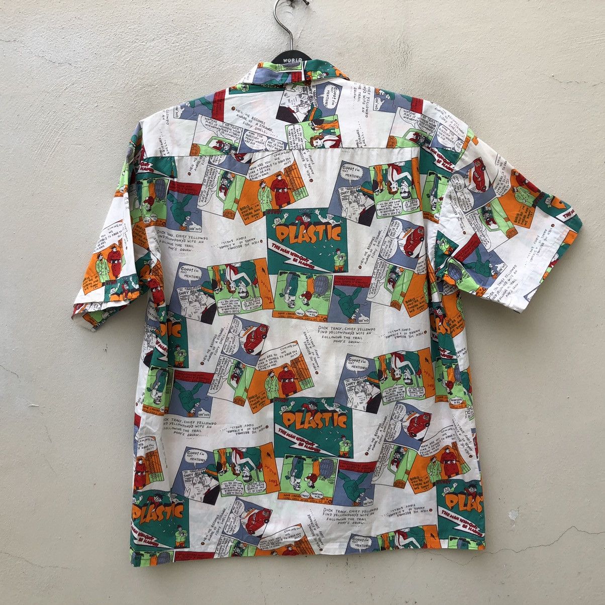 Vintage Vintage 80s 90s Goldova Made in Japan Hawaiian Comics Shirt Size US L / EU 52-54 / 3 - 13 Thumbnail