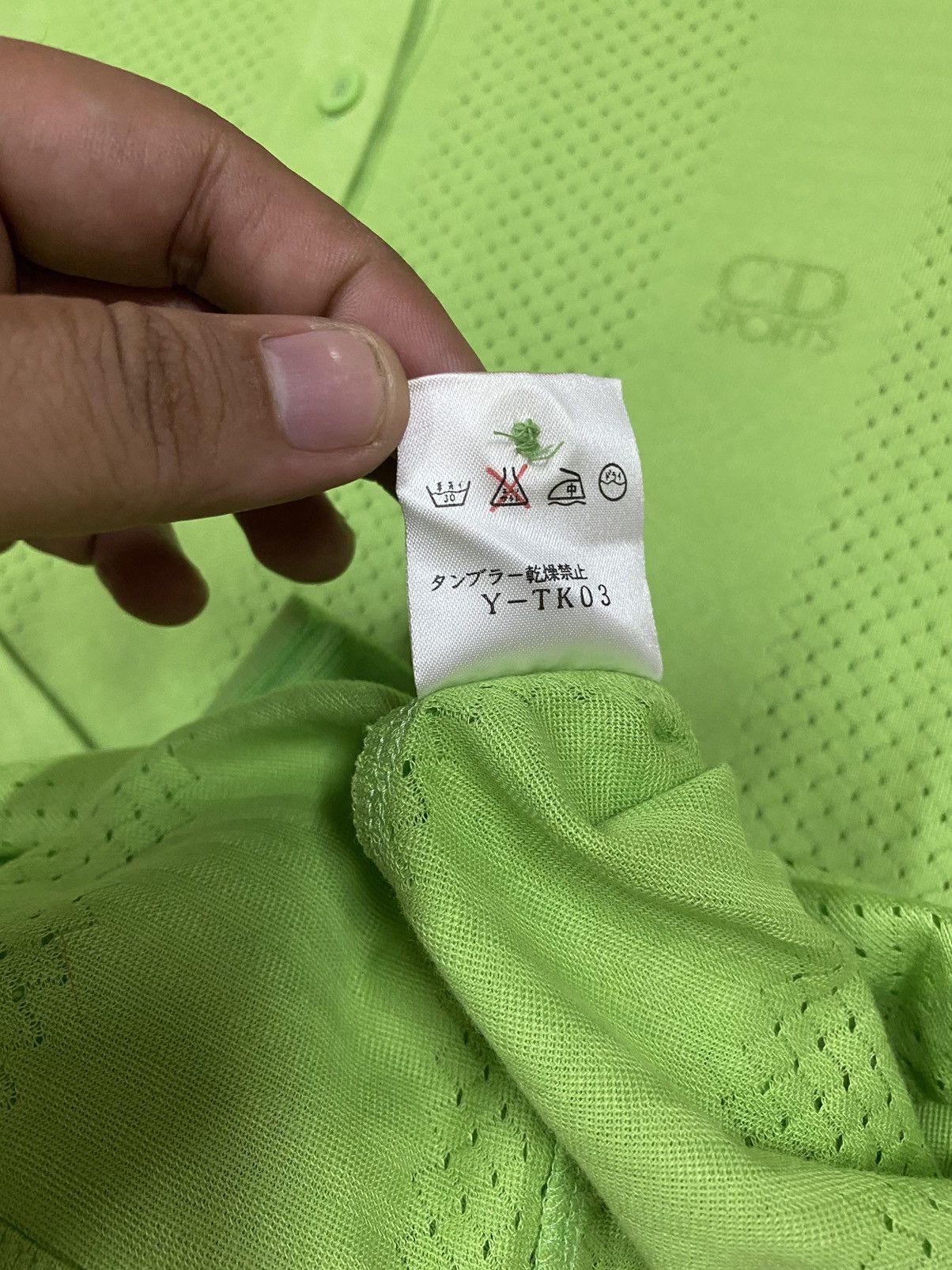 Christian Dior Monsieur Vtg 🔥Christian Dior Sports Mesh Cotton Polo Shirt Size US M / EU 48-50 / 2 - 10 Thumbnail