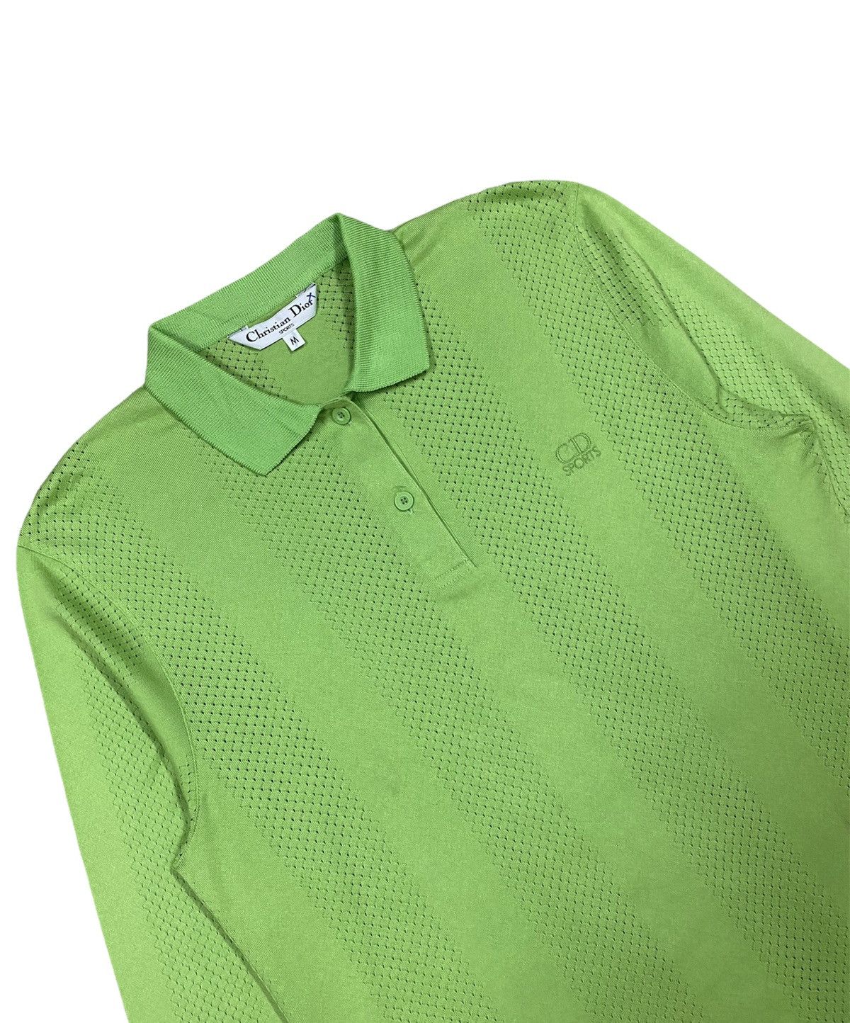 Christian Dior Monsieur Vtg 🔥Christian Dior Sports Mesh Cotton Polo Shirt Size US M / EU 48-50 / 2 - 1 Thumbnail