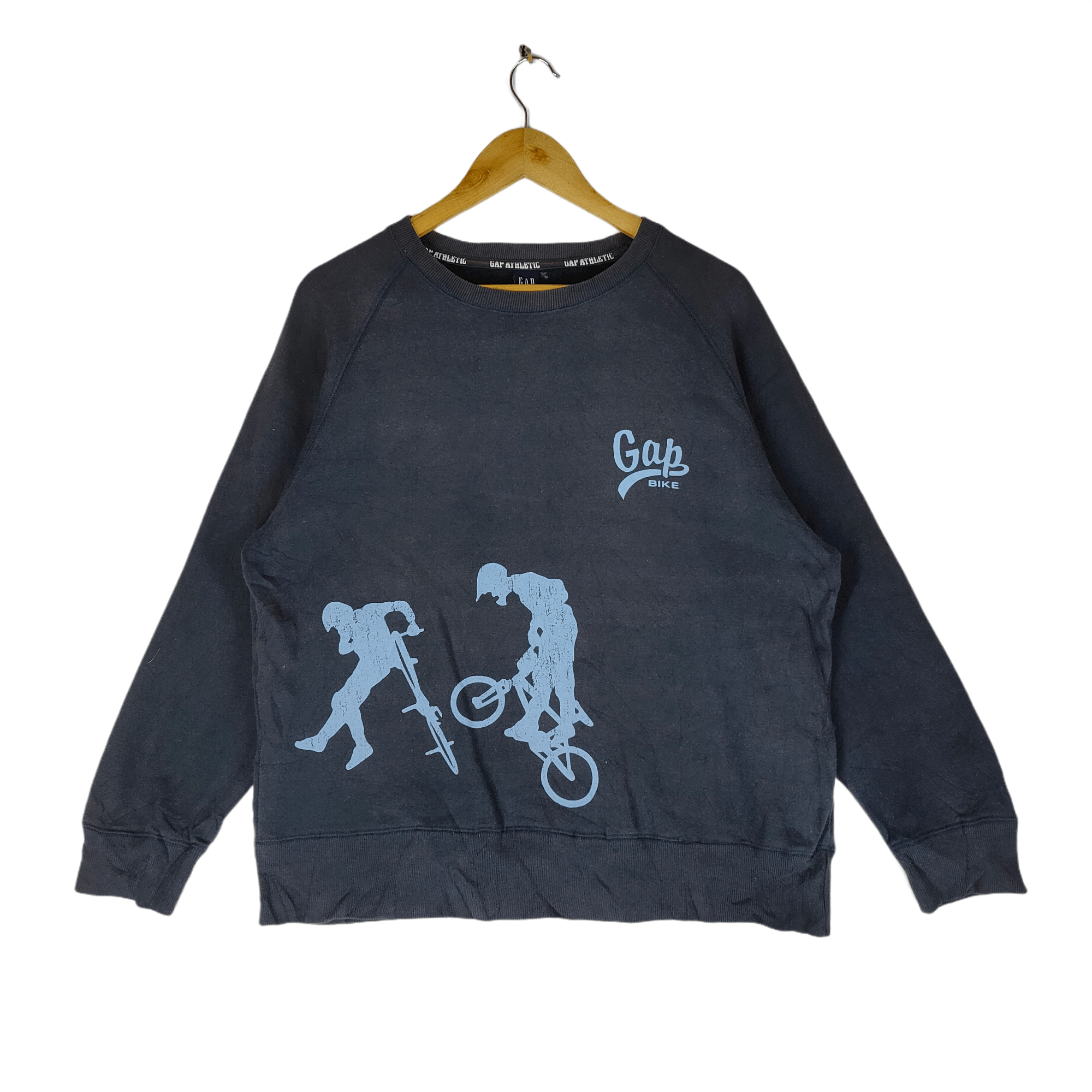 Gap GAP BIKE Bmx Stunt Bicycle Large Size Sweatshirt Size US L / EU 52-54 / 3 - 1 Thumbnail