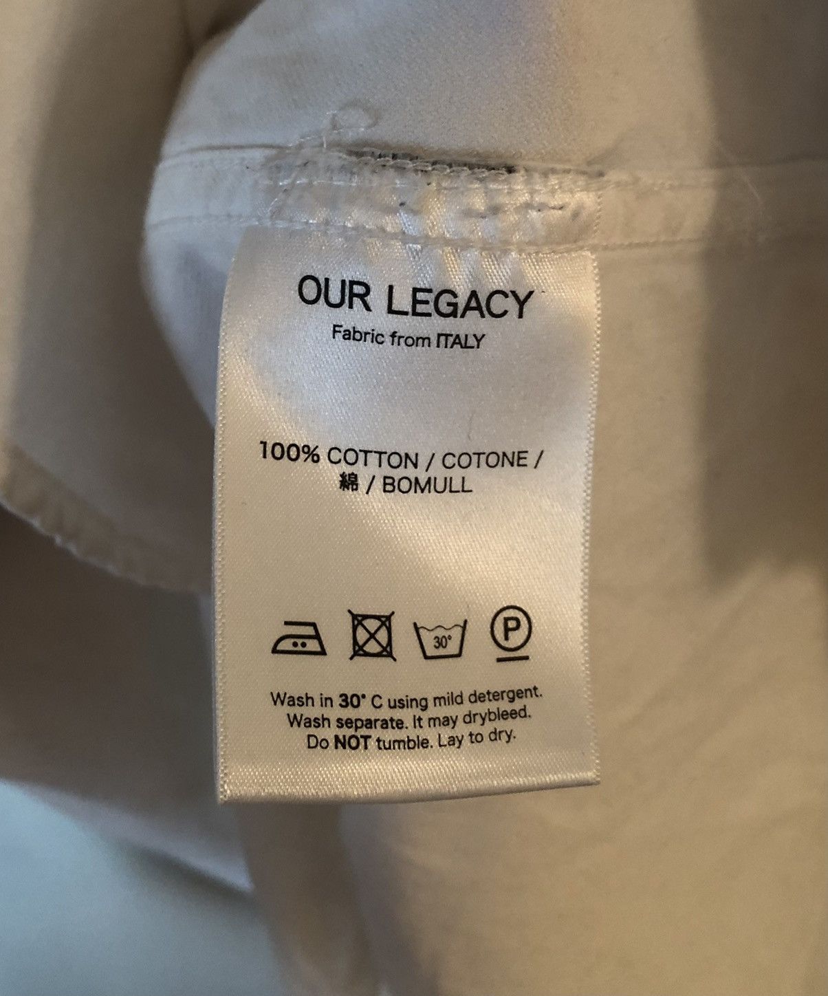 Our Legacy Rare 'ASSISTANCE' Our Legacy Shirt Size US L / EU 52-54 / 3 - 4 Thumbnail