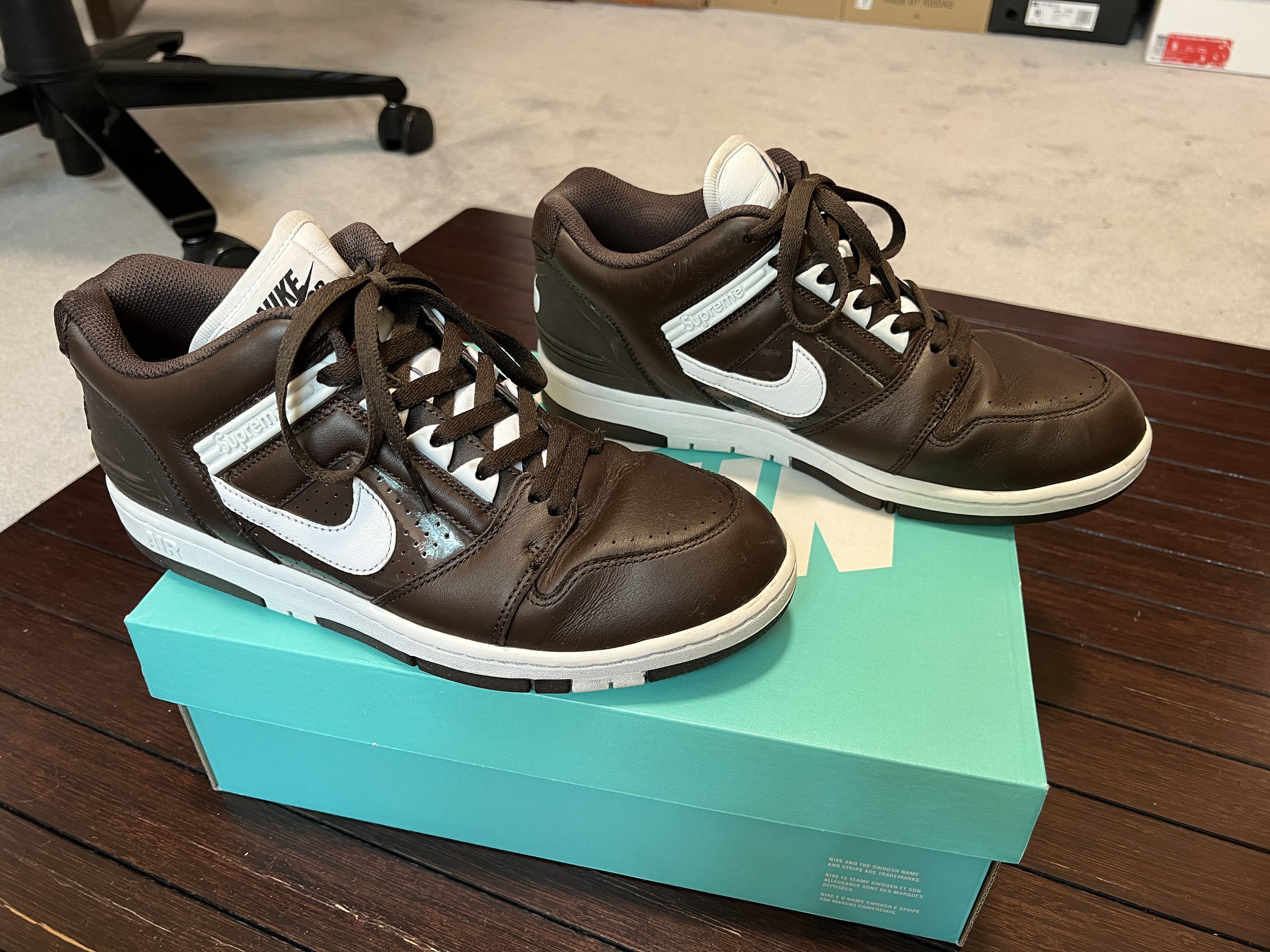 Nike SB Air Force 2 Low Supreme Brown