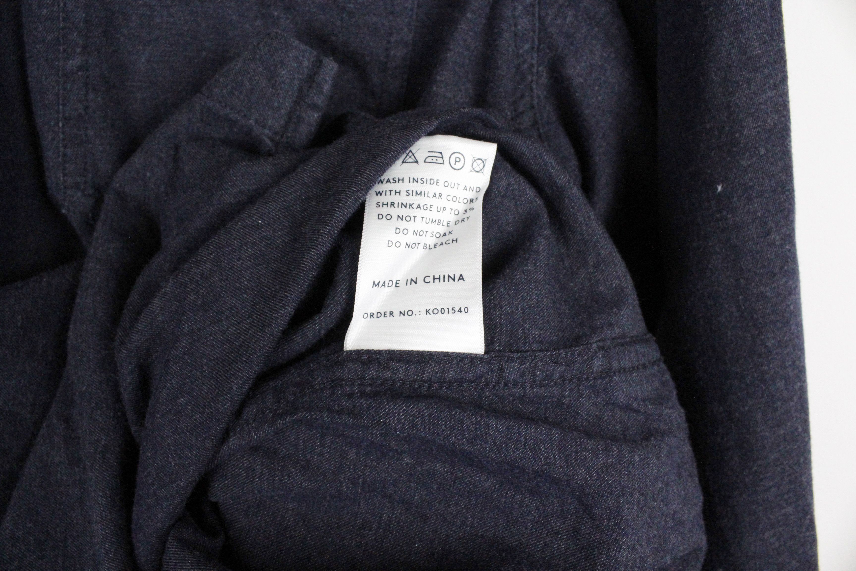 Flannel × NN07 Nn07 NoNationality07 Flannel Dark Grey Frede Shirt Size US M / EU 48-50 / 2 - 6 Thumbnail