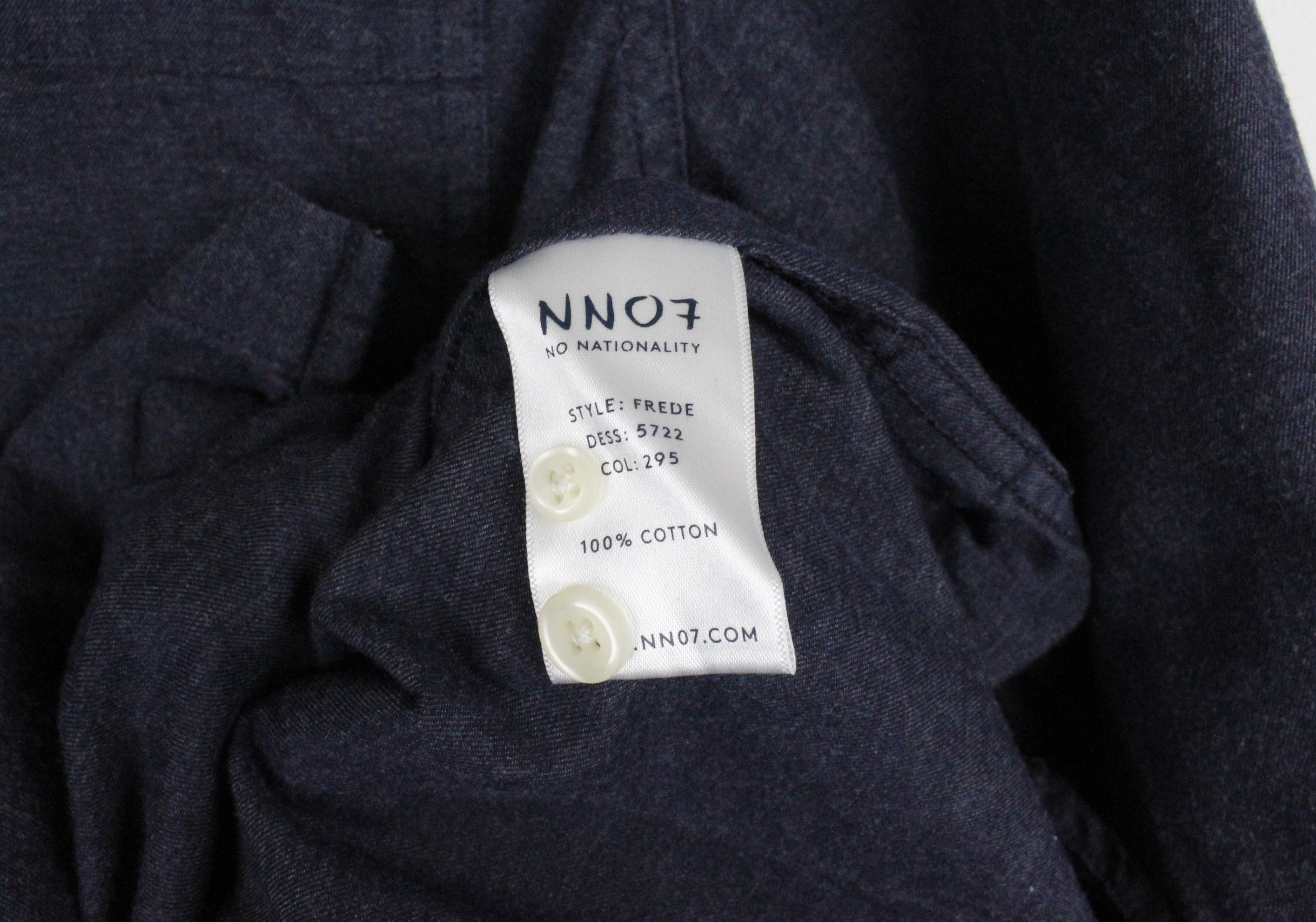 Flannel × NN07 Nn07 NoNationality07 Flannel Dark Grey Frede Shirt Size US M / EU 48-50 / 2 - 5 Thumbnail