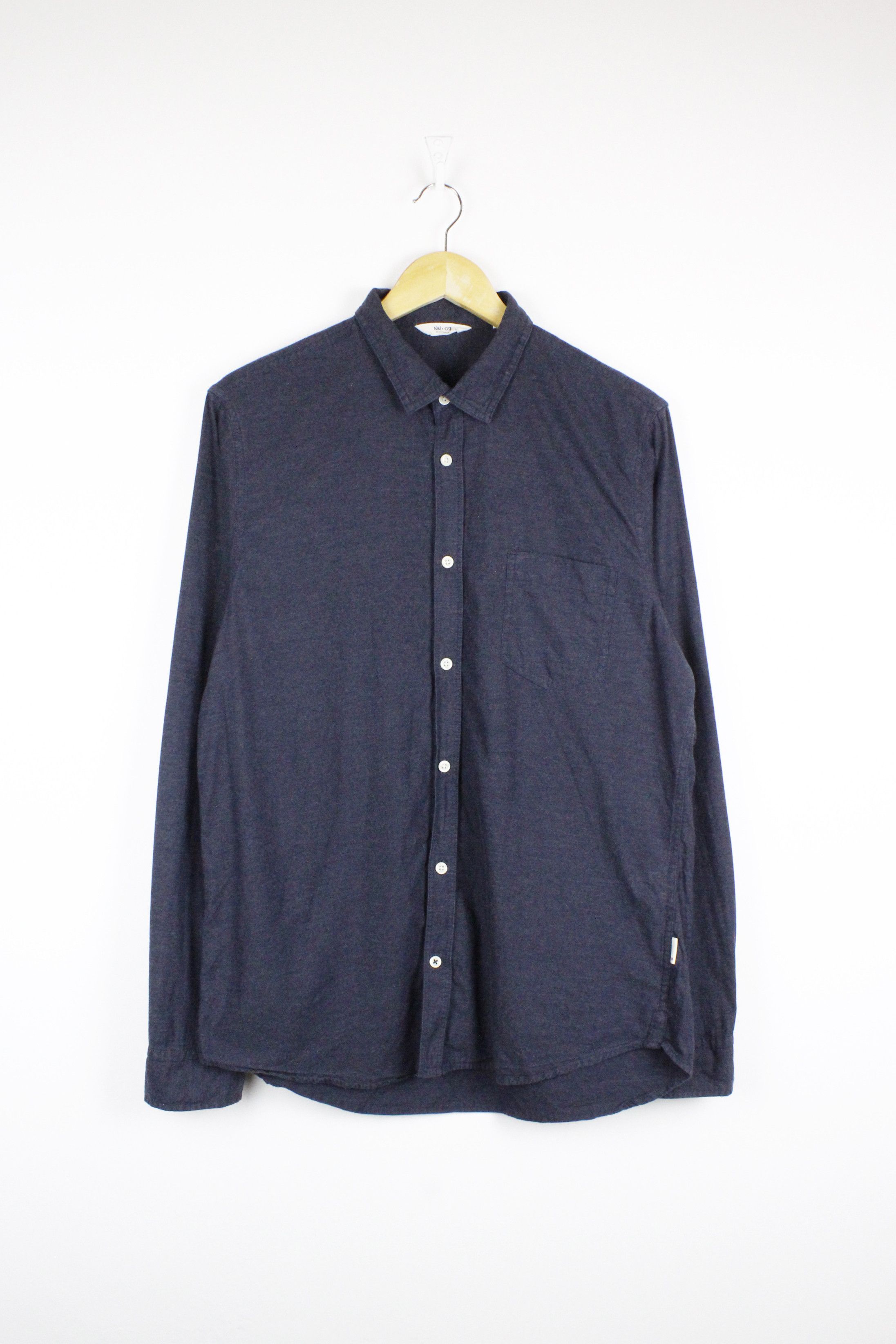 Flannel × NN07 Nn07 NoNationality07 Flannel Dark Grey Frede Shirt Size US M / EU 48-50 / 2 - 1 Thumbnail