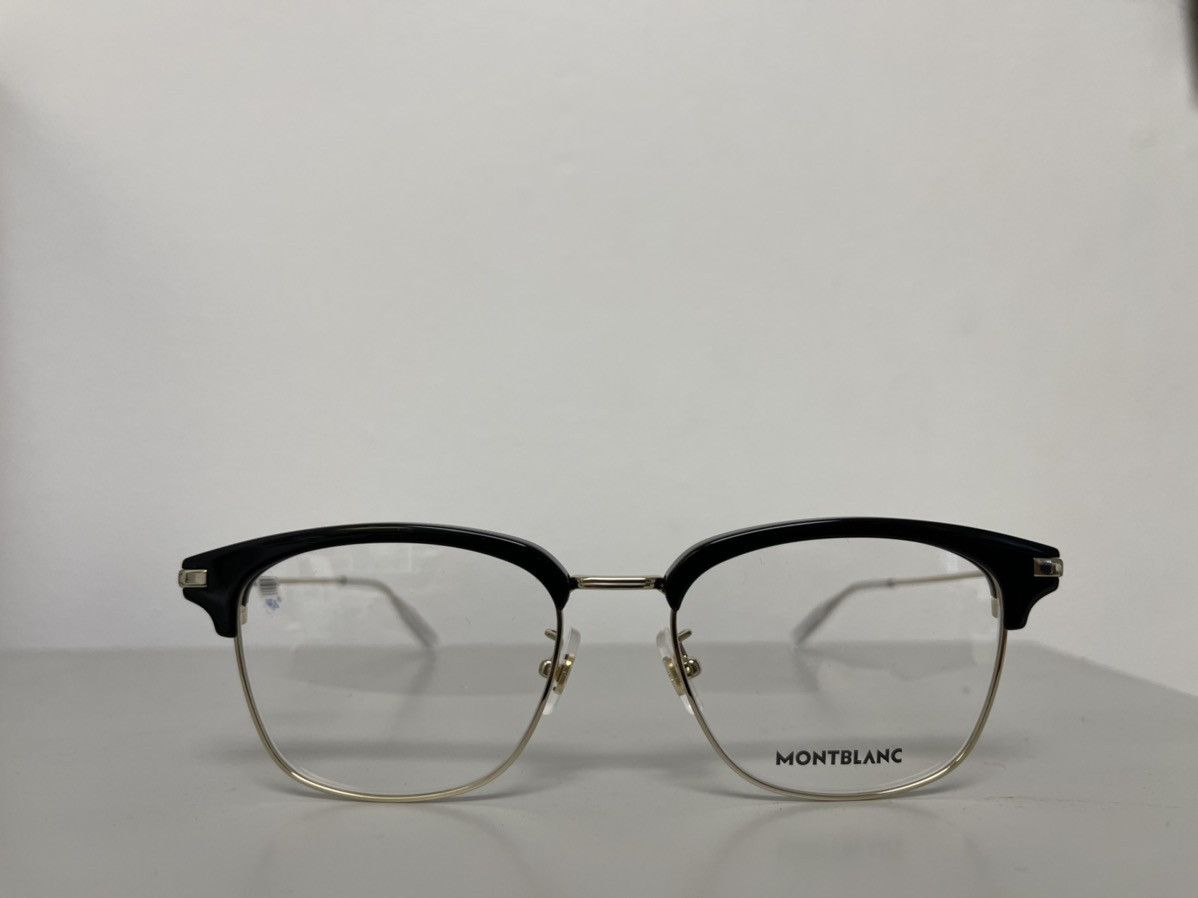 Montblanc × Vintage NEW Montblanc MB0141 Clubmaster Glasses Eyeglasses Size ONE SIZE - 1 Thumbnail