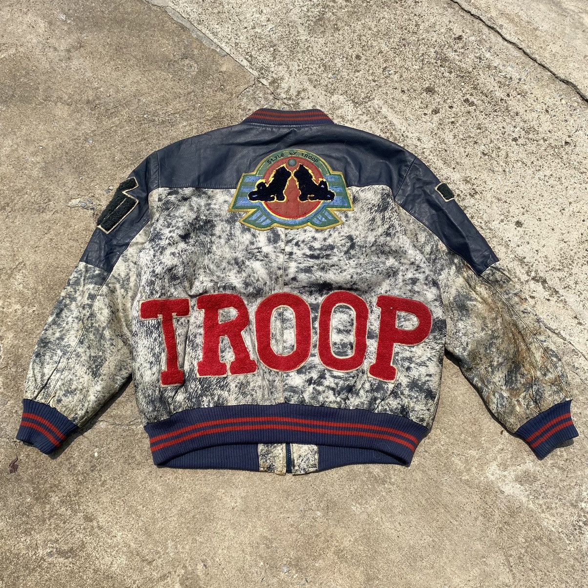 Troop Rare Original Vintage 80s Troop LLcoolJ leather jacket | Grailed