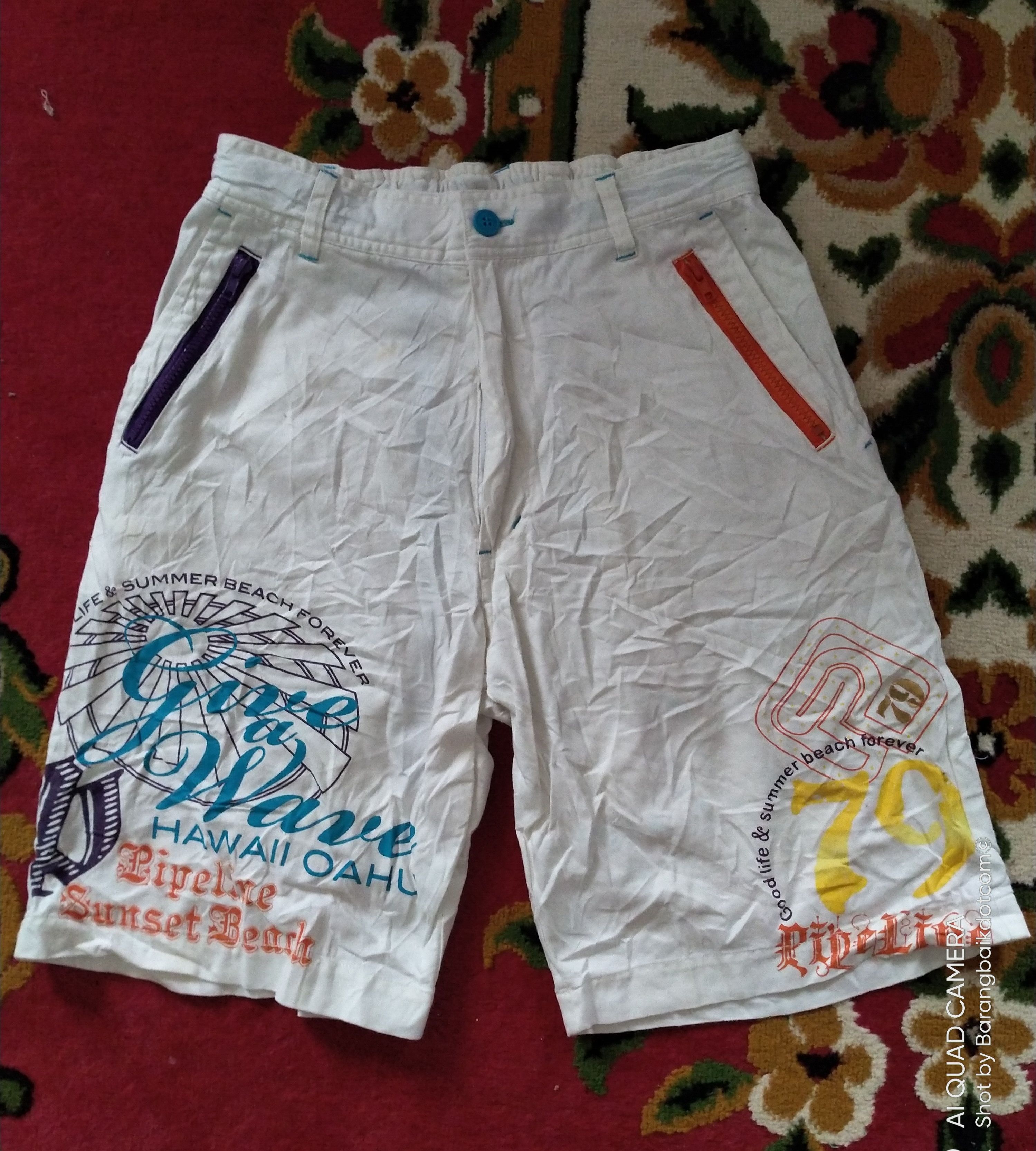 Urban Pipeline Pipeline Hawaii surf cotton short pants Size US 30 / EU 46 - 1 Thumbnail
