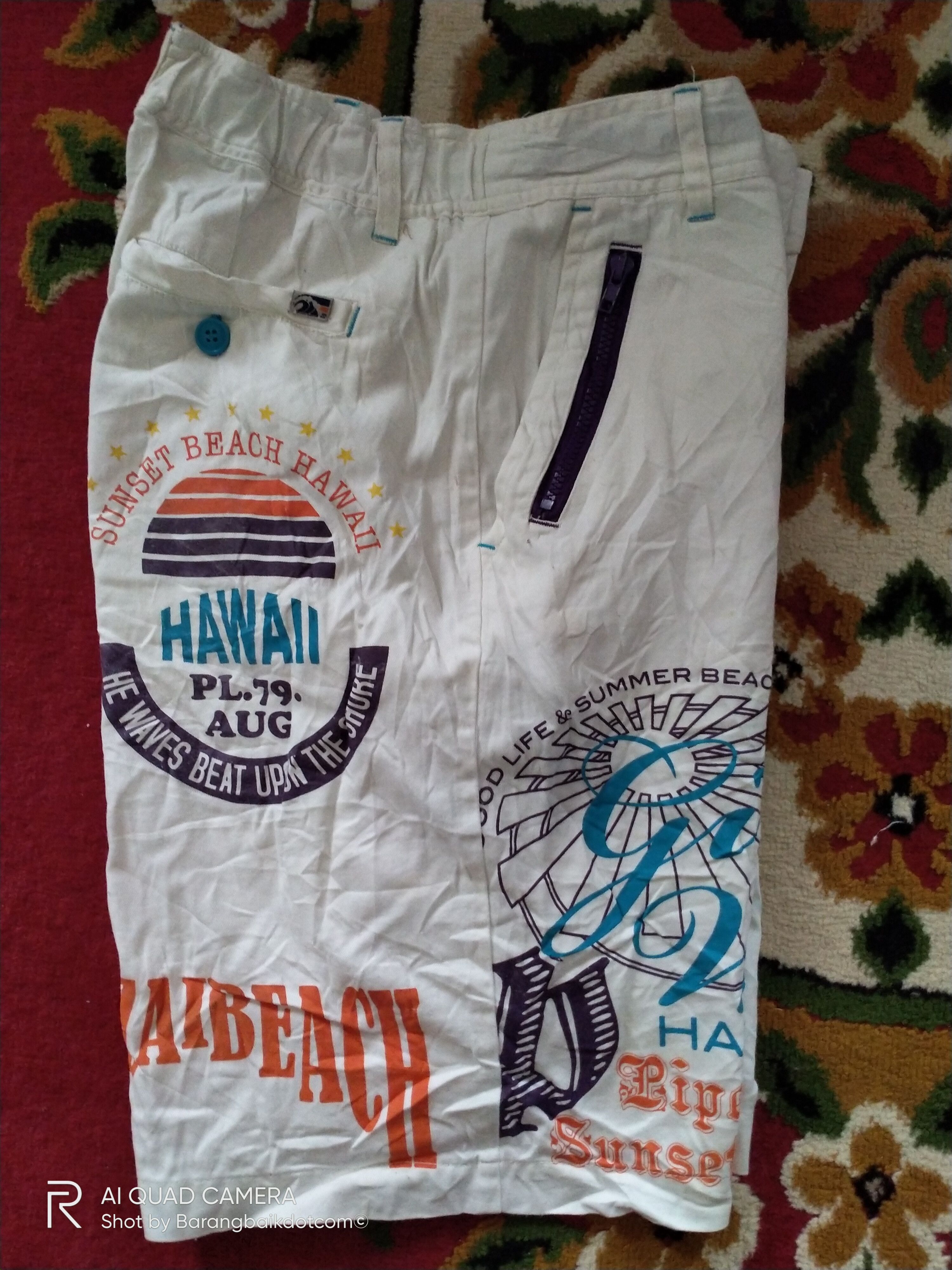 Urban Pipeline Pipeline Hawaii surf cotton short pants Size US 30 / EU 46 - 5 Thumbnail